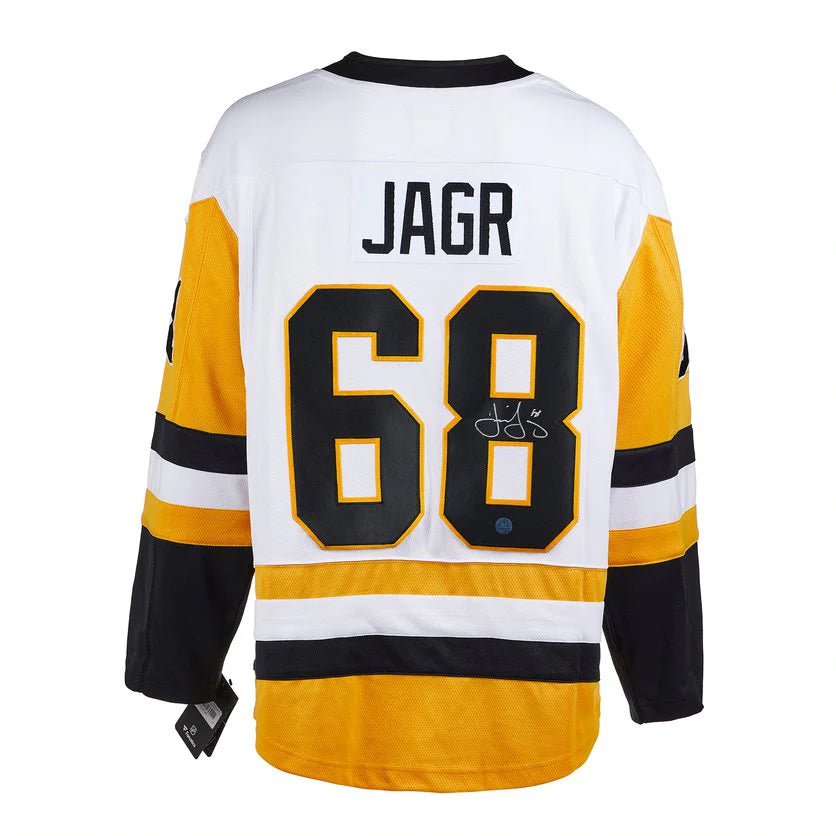 Jaromir Jagr Pittsburgh Penguins Signed White Fanatics Jersey
