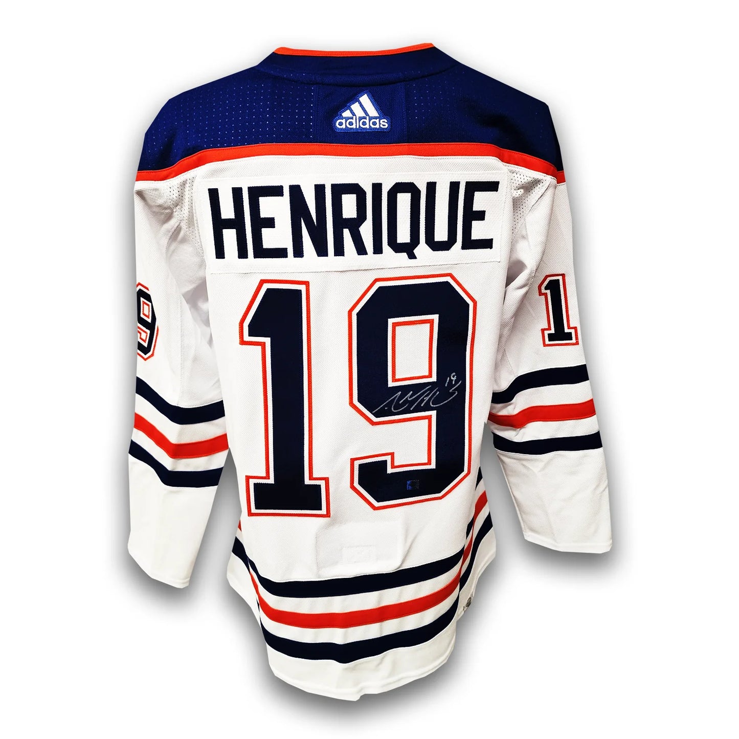 Adam Henrique Autographed Edmonton Oilers Away Adidas Jersey