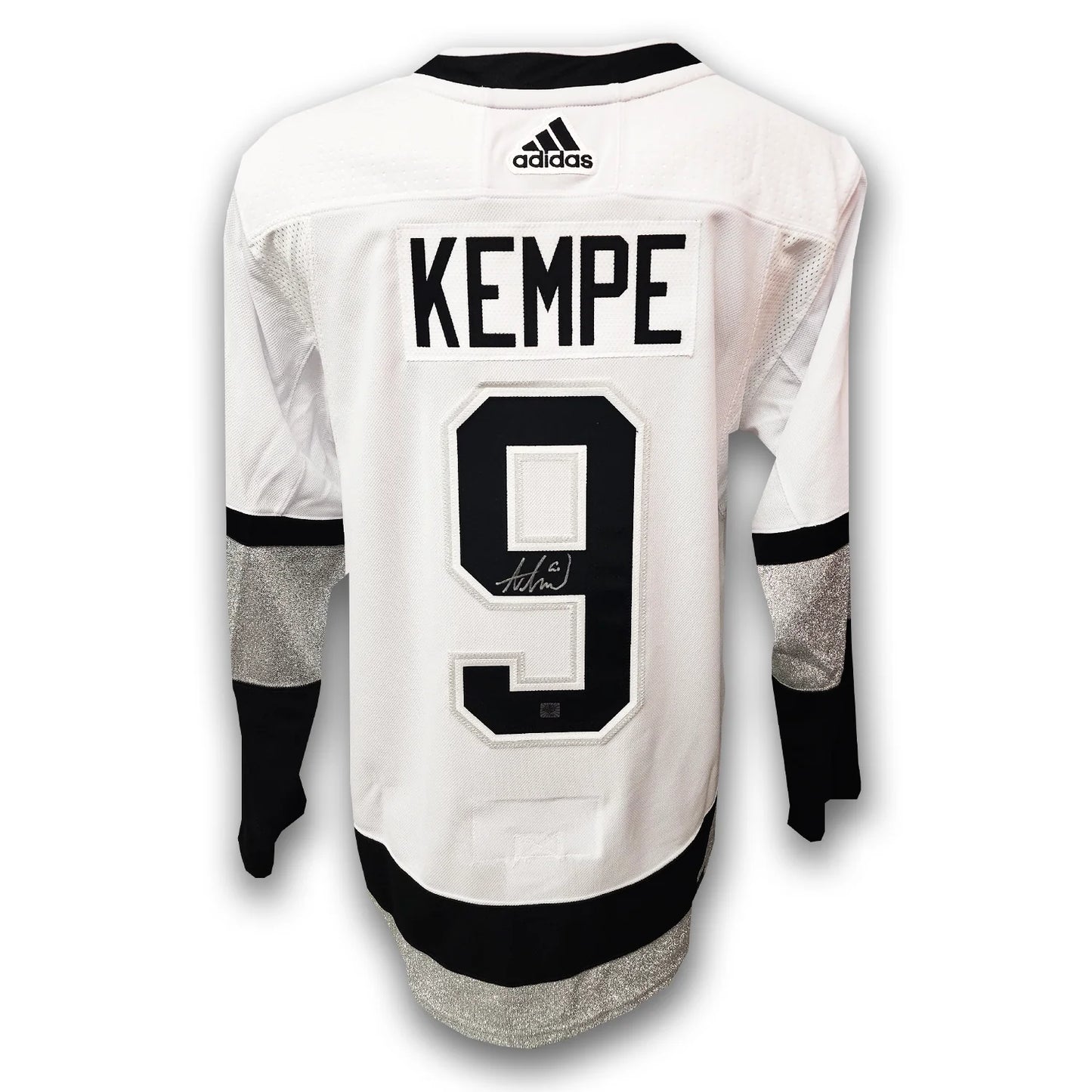 Adrian Kempe Autographed Los Angles Kings Away Adidas Jersey