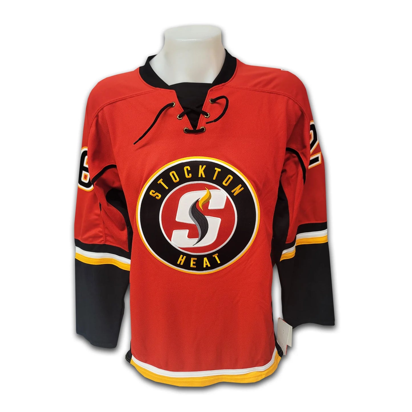 Andrew Mangiapane Stockton Heat Red CCM Jersey