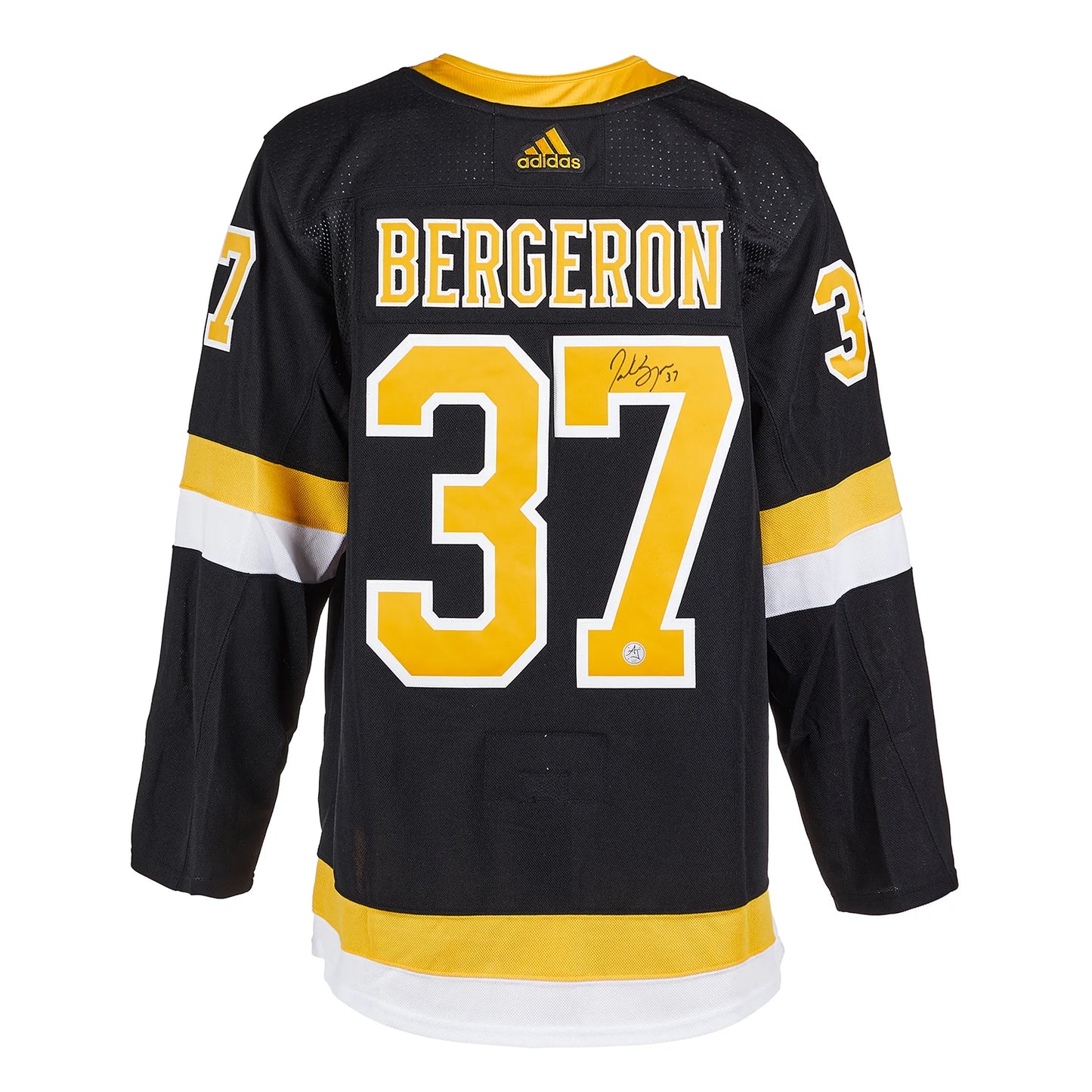 Patrice Bergeron Autographed Boston Bruins Alt Retro adidas Jersey