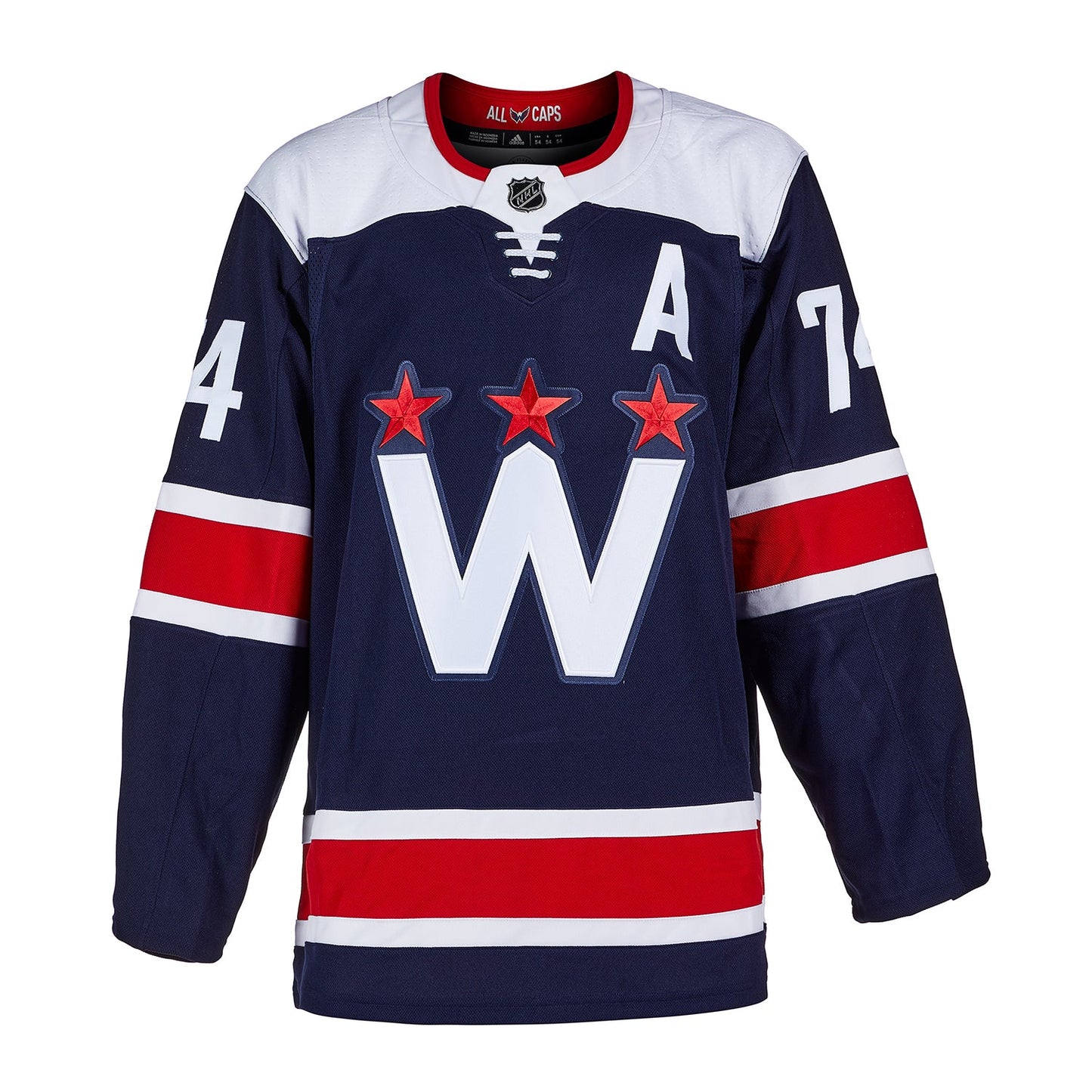 John Carlson Washington Capitals Signed Alt Navy adidas Jersey