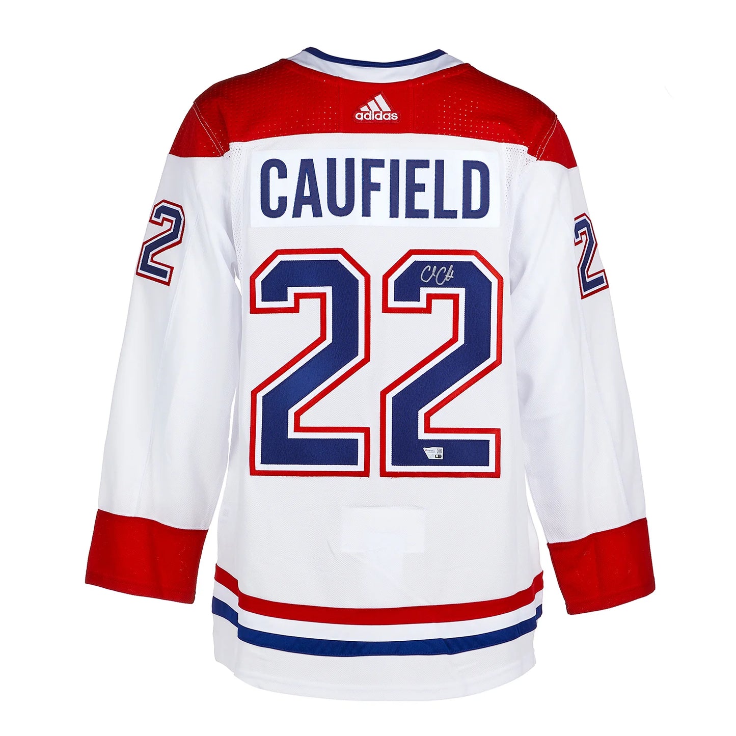 Cole Caufield Autographed Montreal Canadiens White adidas Jersey