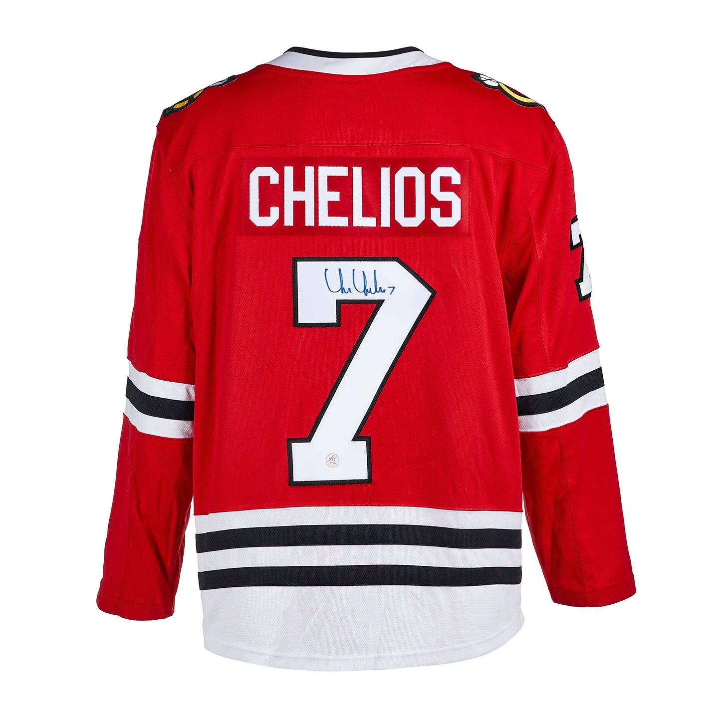 Chris Chelios Autographed Chicago Blackhawks Fanatics Jersey