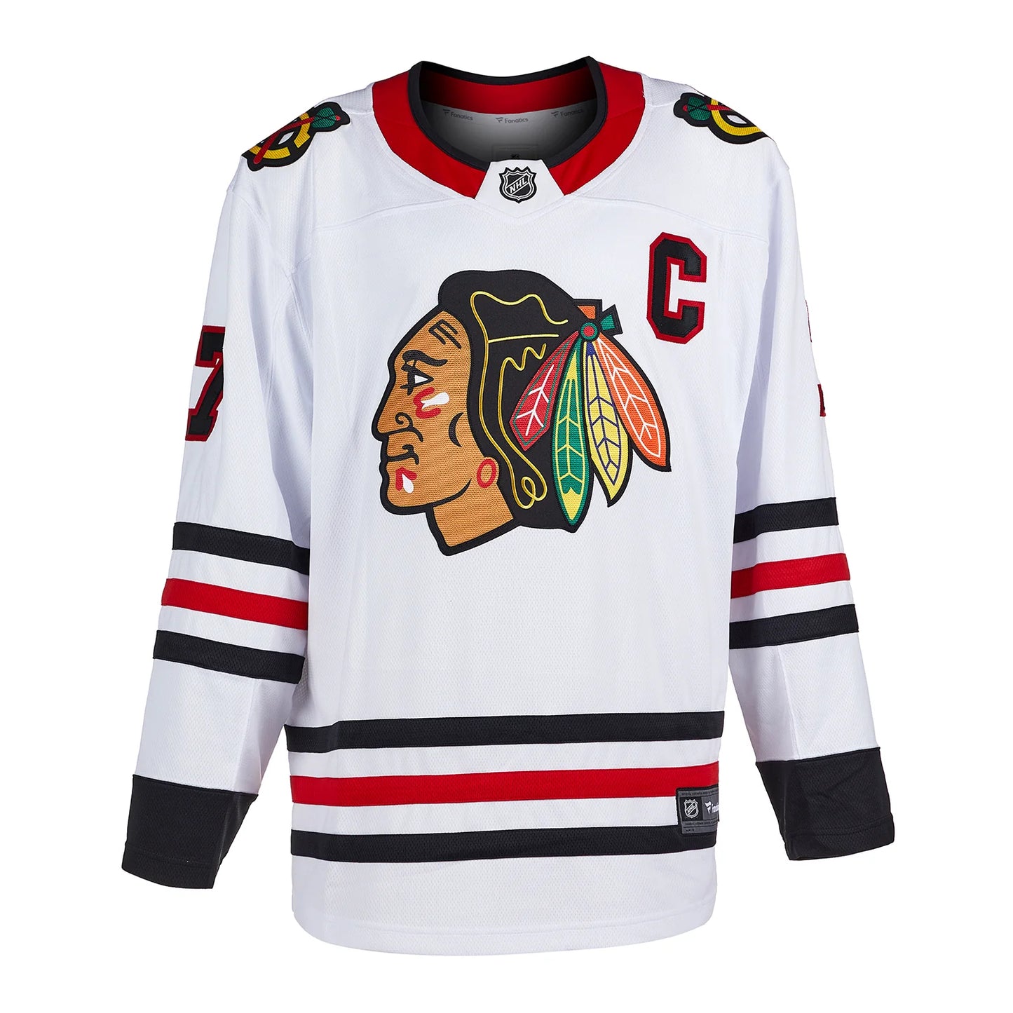 Chris Chelios Signed Chicago Blackhawks White Fanatics Jersey