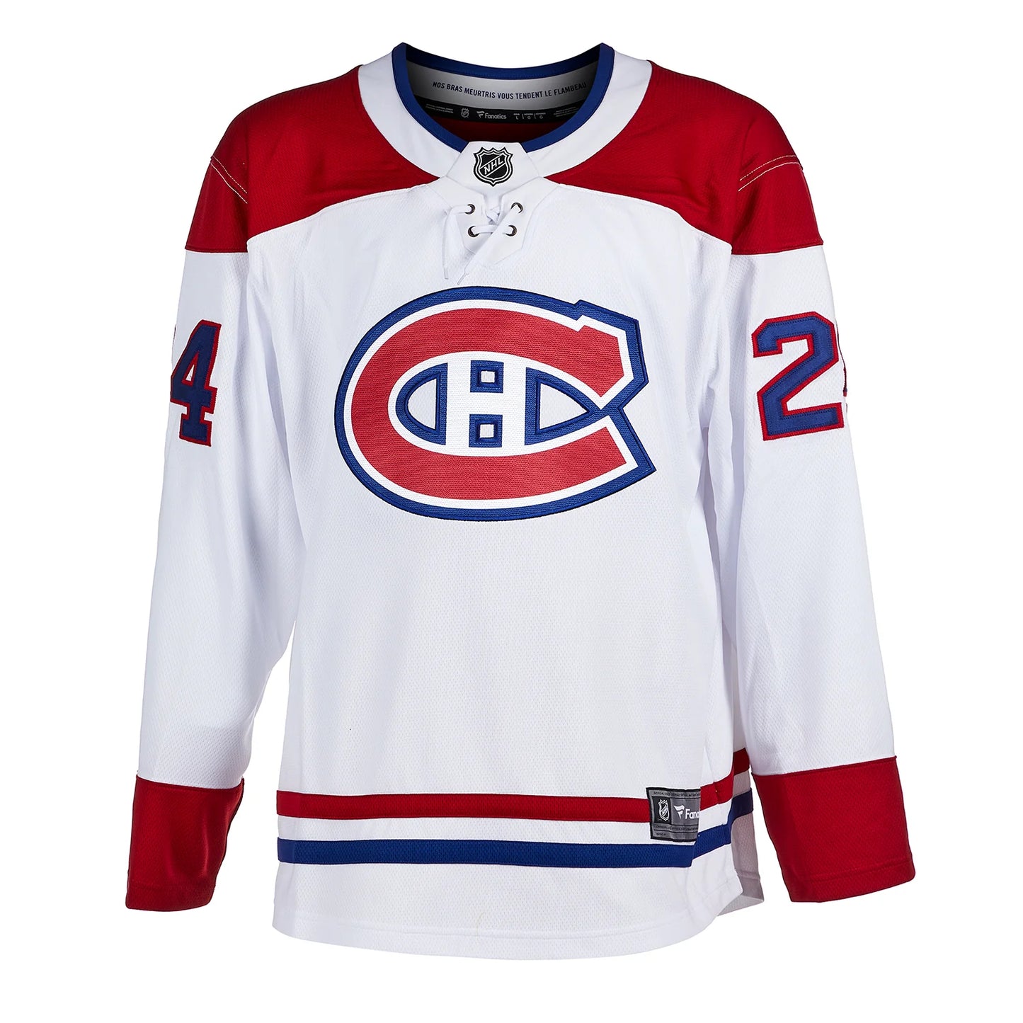 Chris Chelios Signed Montreal Canadiens White Fanatics Jersey