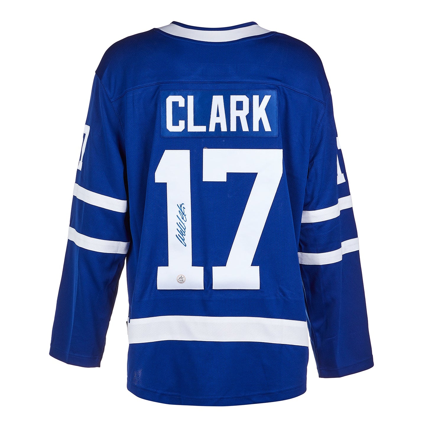 Wendel Clark Autographed Toronto Maple Leafs Blue Fanatics Jersey