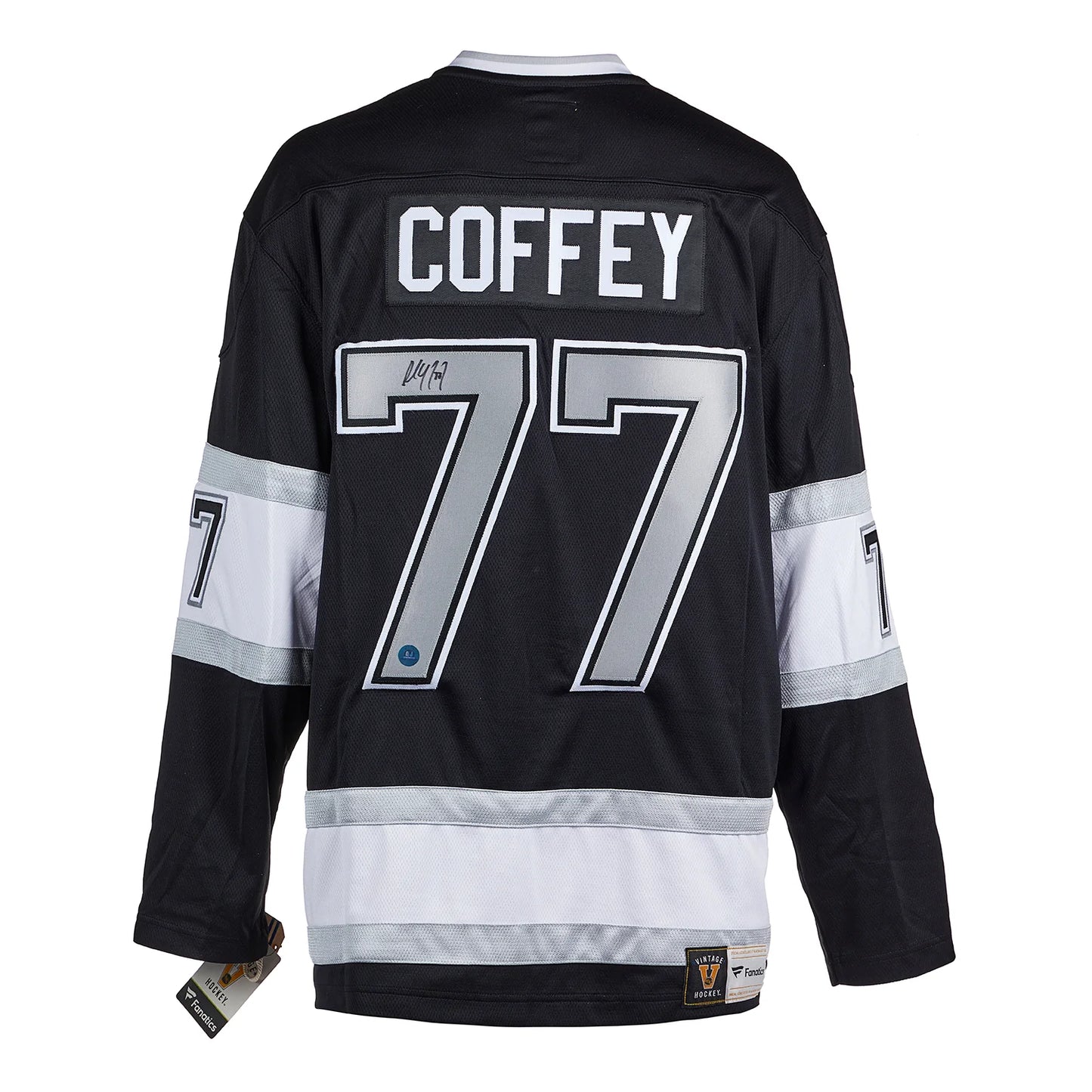 Paul Coffey Los Angeles Kings Signed Retro Fanatics Jersey