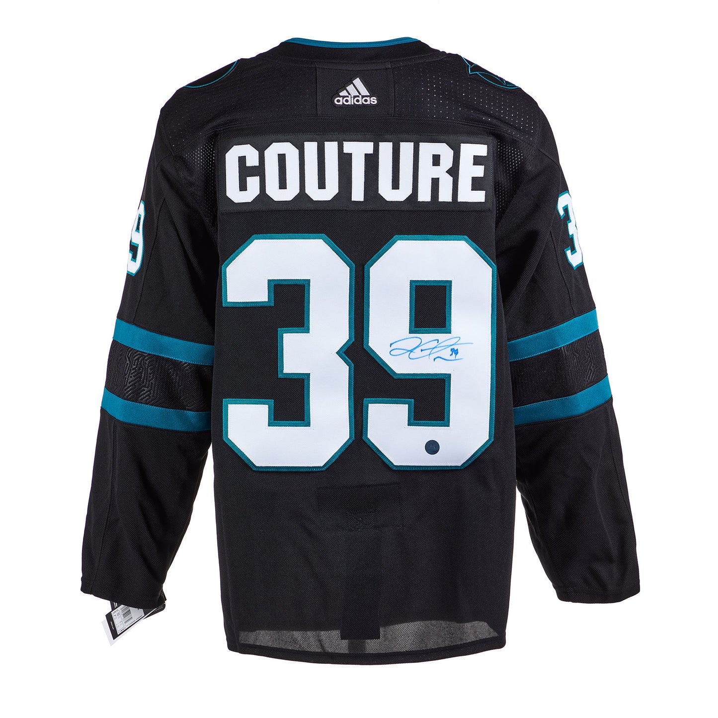 Logan Couture San Jose Sharks Signed Alternate adidas Jersey