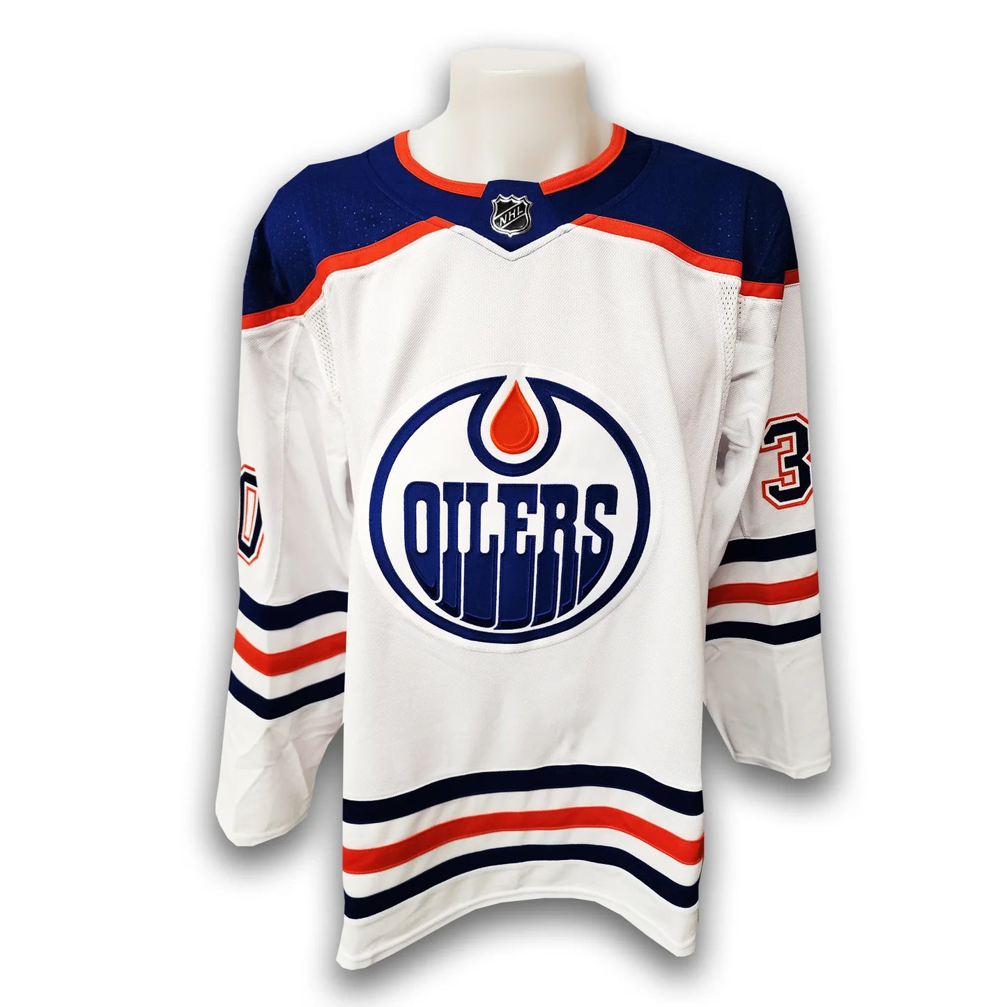 Calvin Pickard Autographed Edmonton Oilers Away Adidas Jersey
