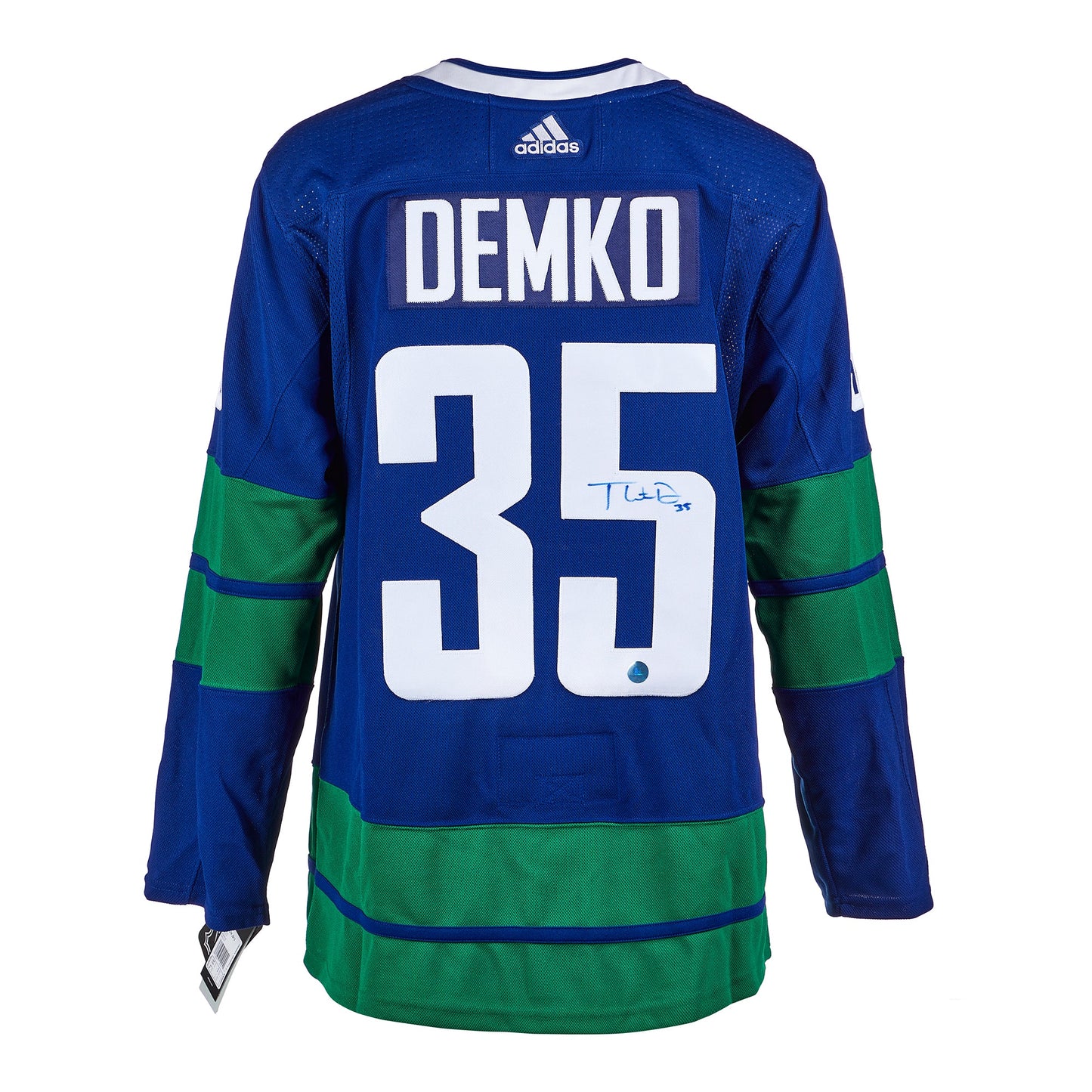 Thatcher Demko Signed Vancouver Canucks Alt Retro adidas Jersey