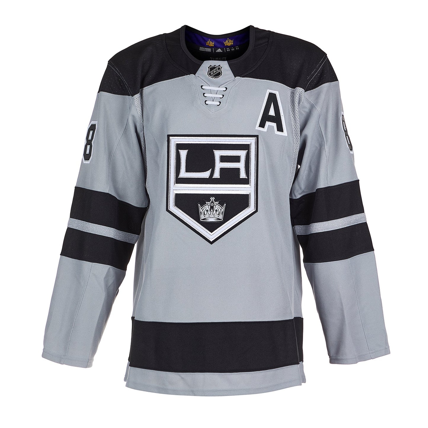 Drew Doughty Los Angeles Kings Signed Alt Grey adidas Jersey