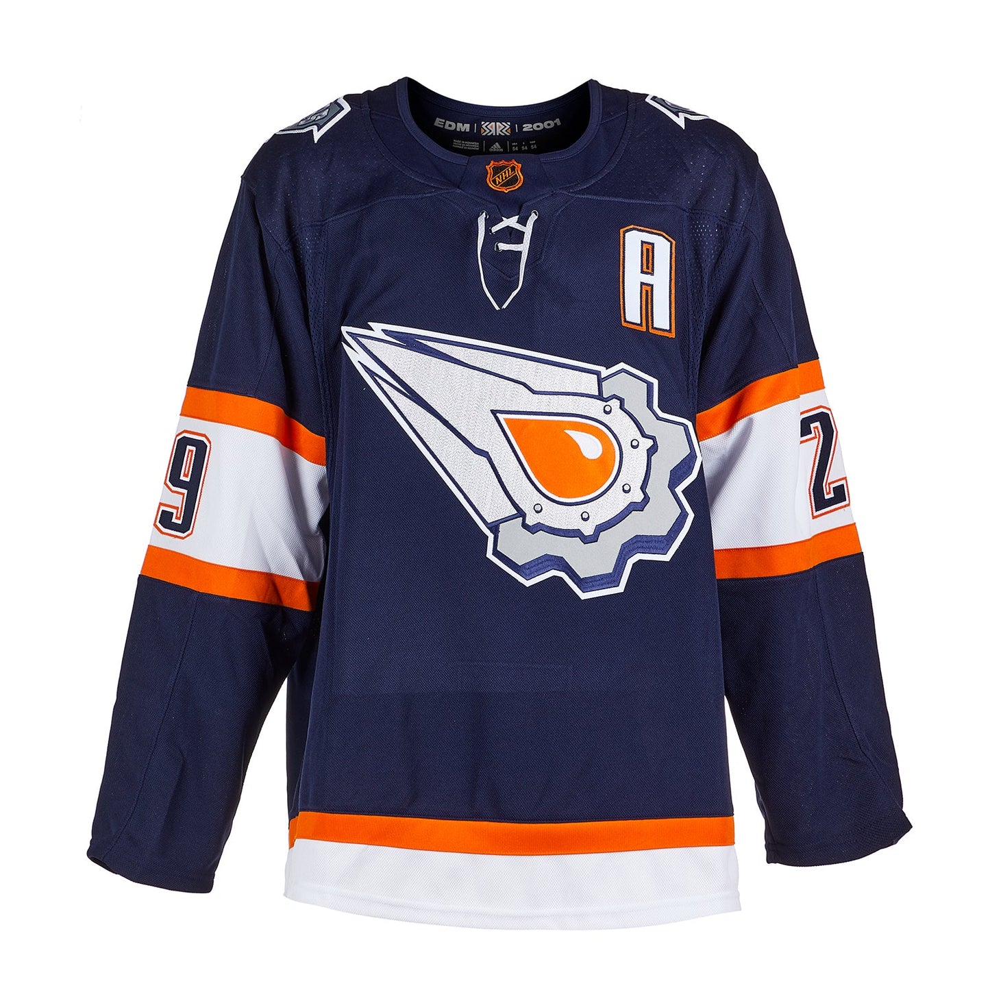 Leon Draisaitl Signed Edmonton Oilers Reverse Retro 2.0 adidas Jersey