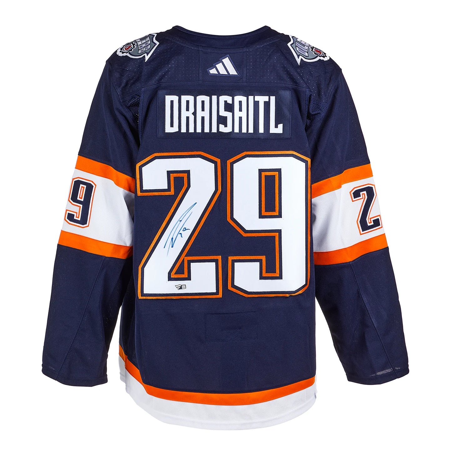 Leon Draisaitl Signed Edmonton Oilers Reverse Retro 2.0 adidas Jersey