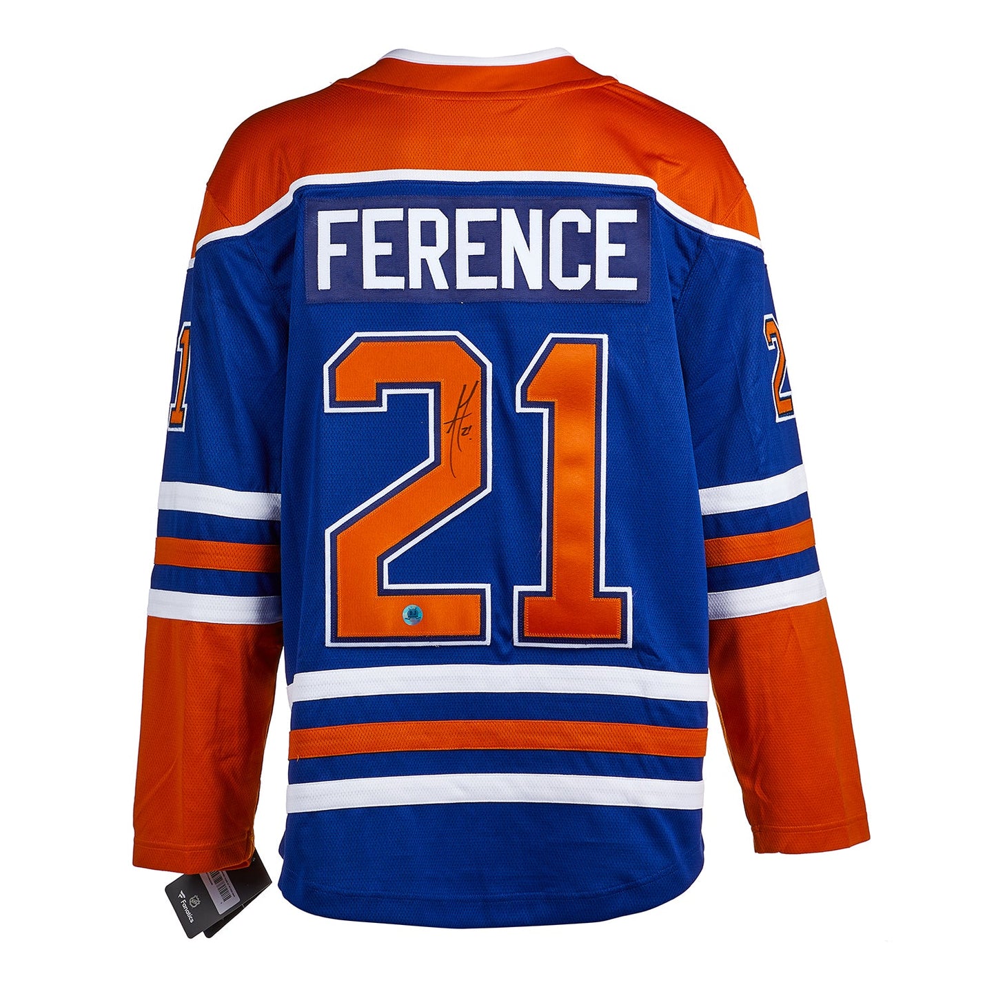 Andrew Ference Edmonton Oilers Autographed Fanatics Jersey