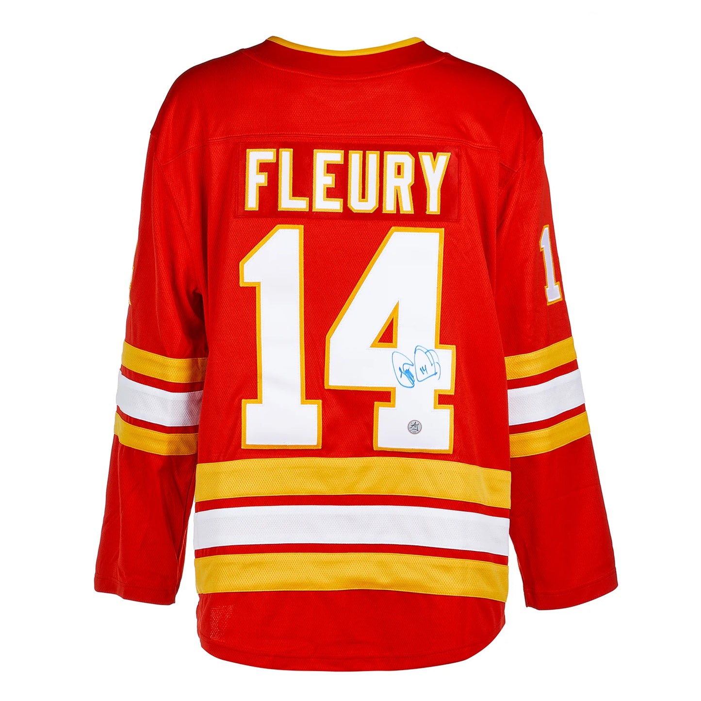 Theo Fleury Calgary Flames Signed Alt Retro Fanatics Jersey