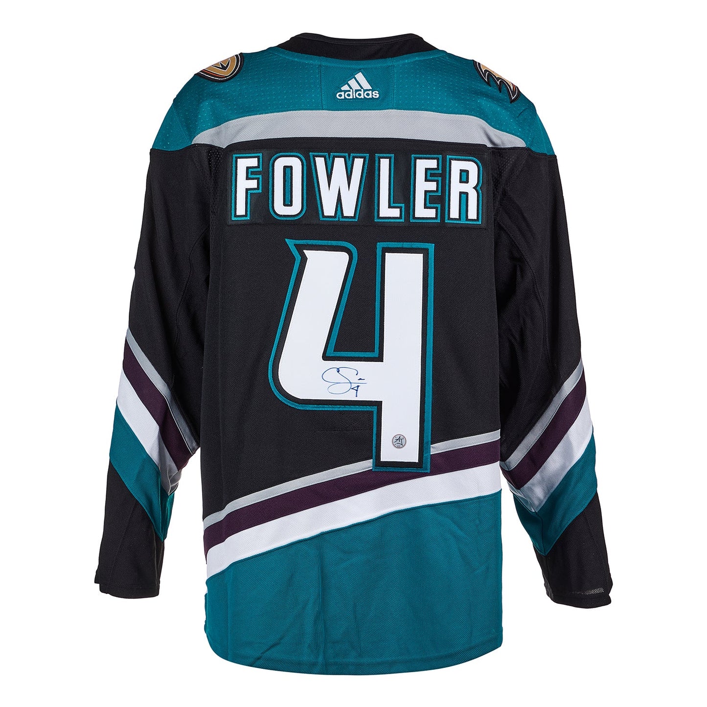 Cam Fowler Signed Anaheim Ducks Black Retro Third adidas Jersey