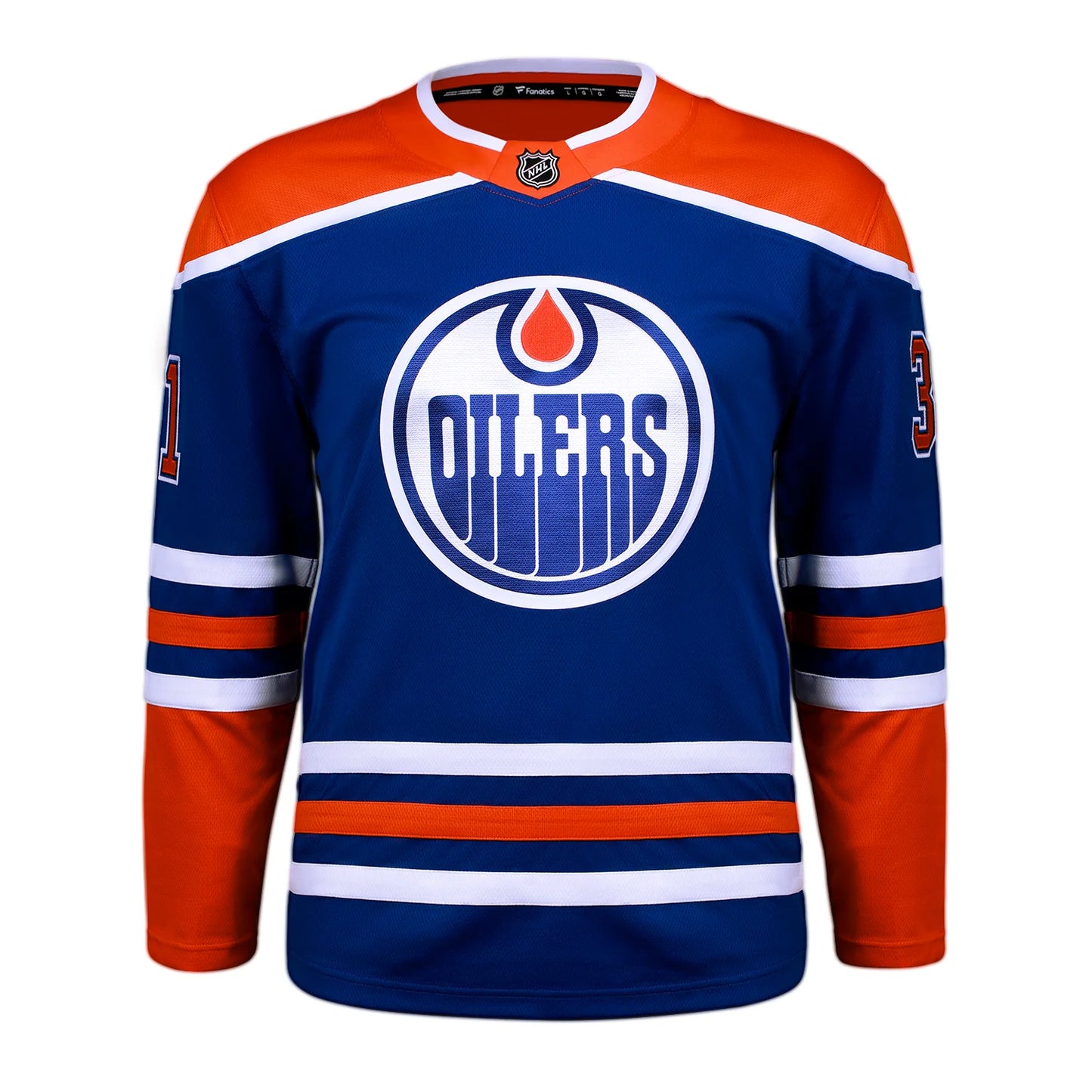 Grant Fuhr Edmonton Oilers Signed Alt Retro Fanatics Jersey