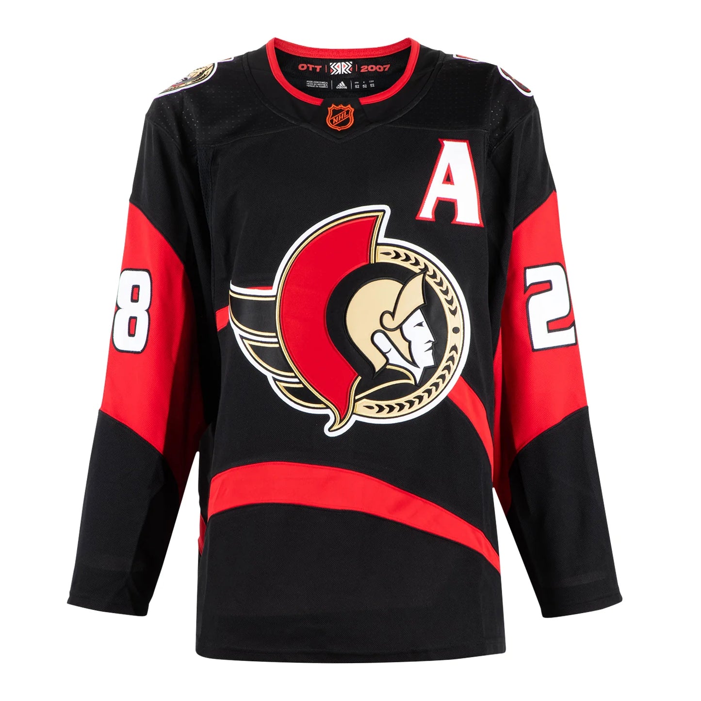 Claude Giroux Signed Ottawa Senators Reverse Retro 2.0 adidas Jersey