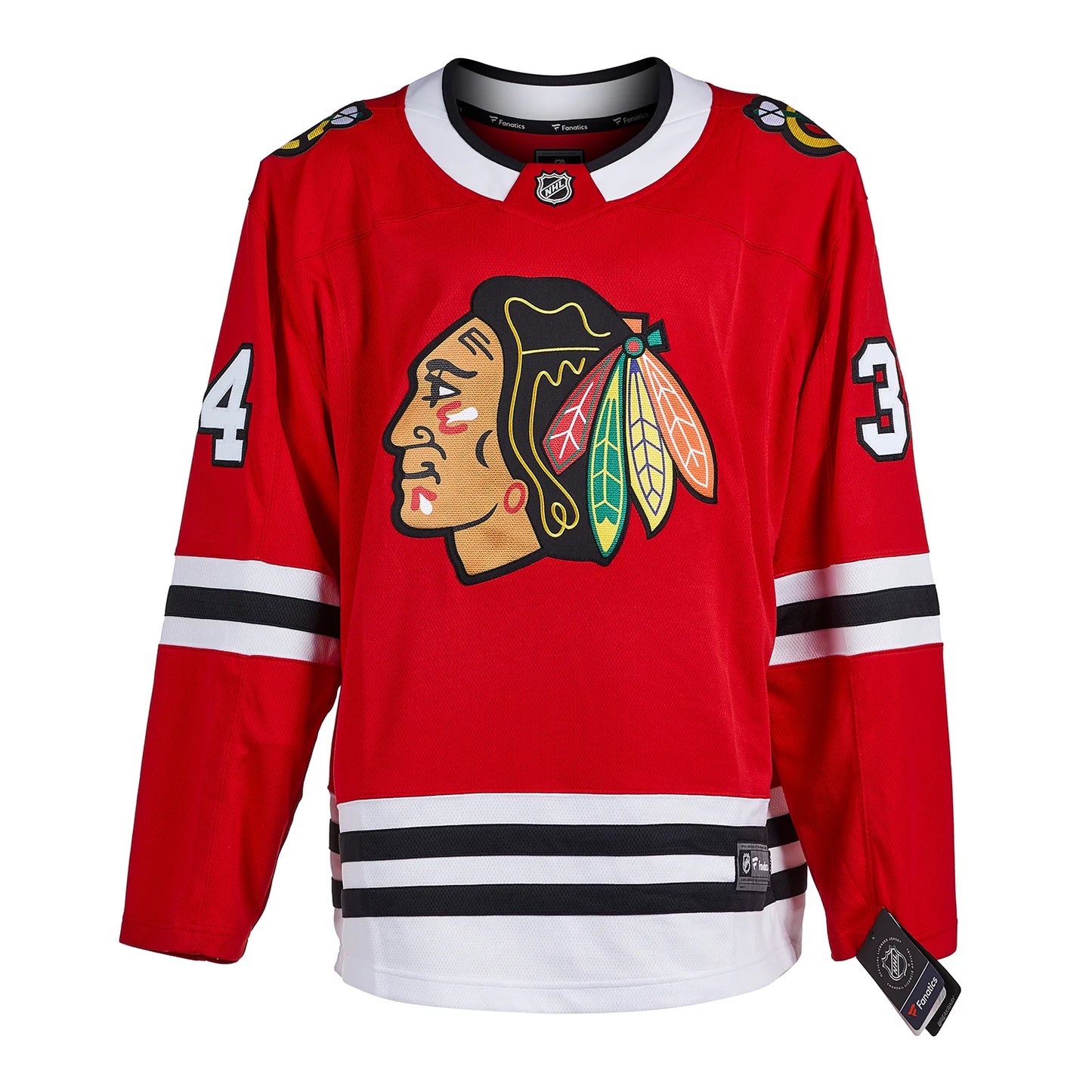 Dominik Hasek Chicago Blackhawks Signed 1st Game Fanatics Jersey #/34