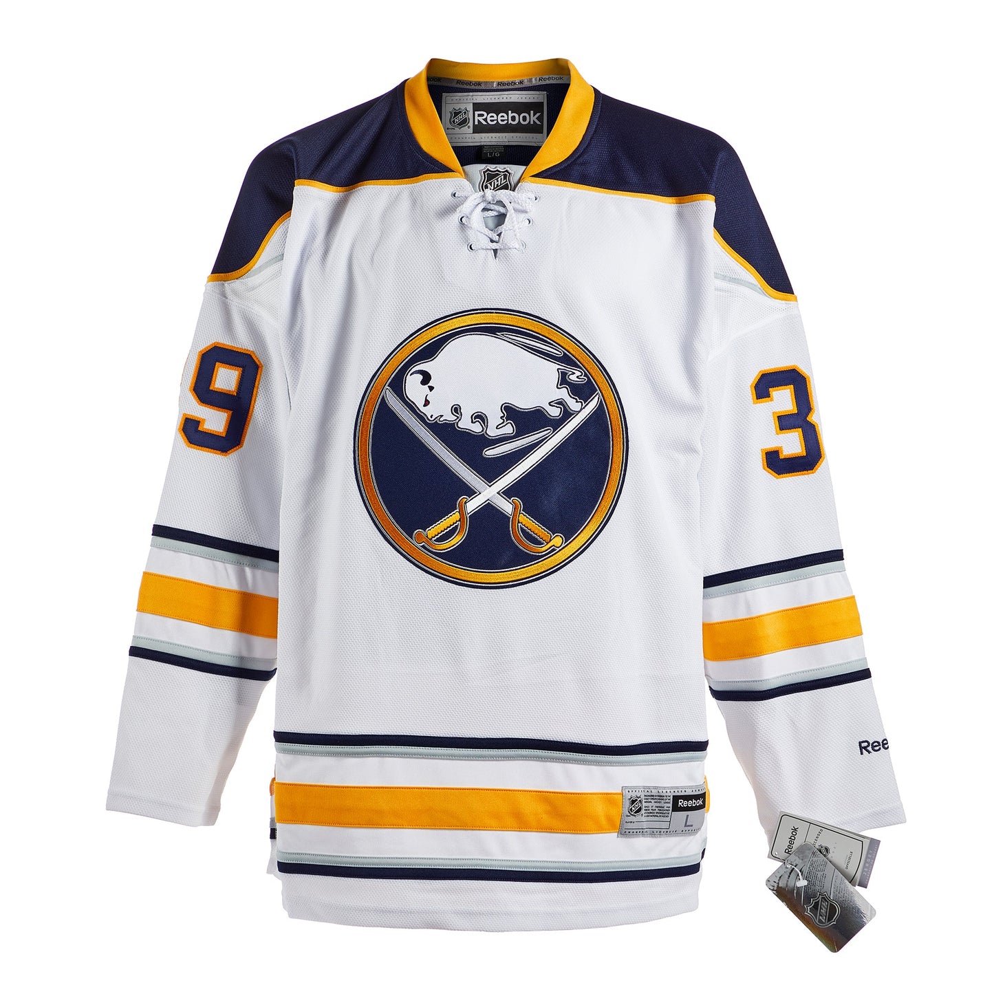 Dominik Hasek Buffalo Sabres Signed White Reebok Jersey