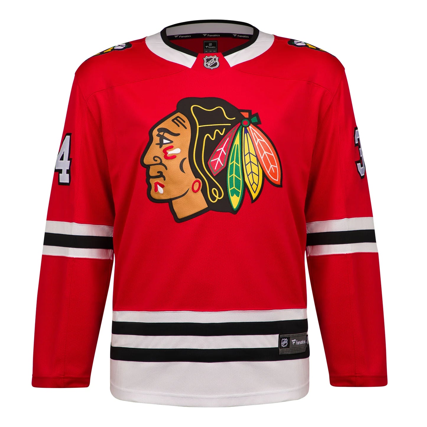 Dominik Hasek Autographed Chicago Blackhawks Red Fanatics Jersey