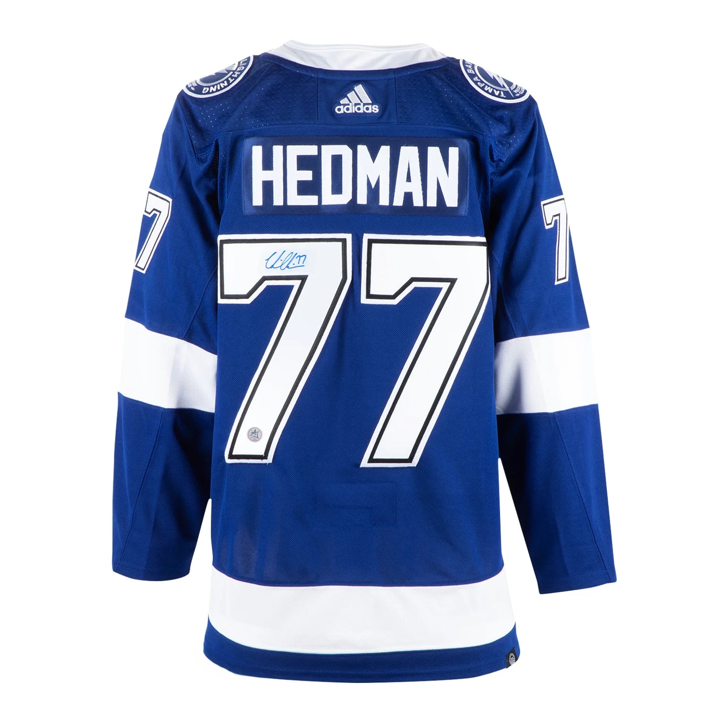 Victor Hedman Tampa Bay Lightning Autographed adidas Jersey