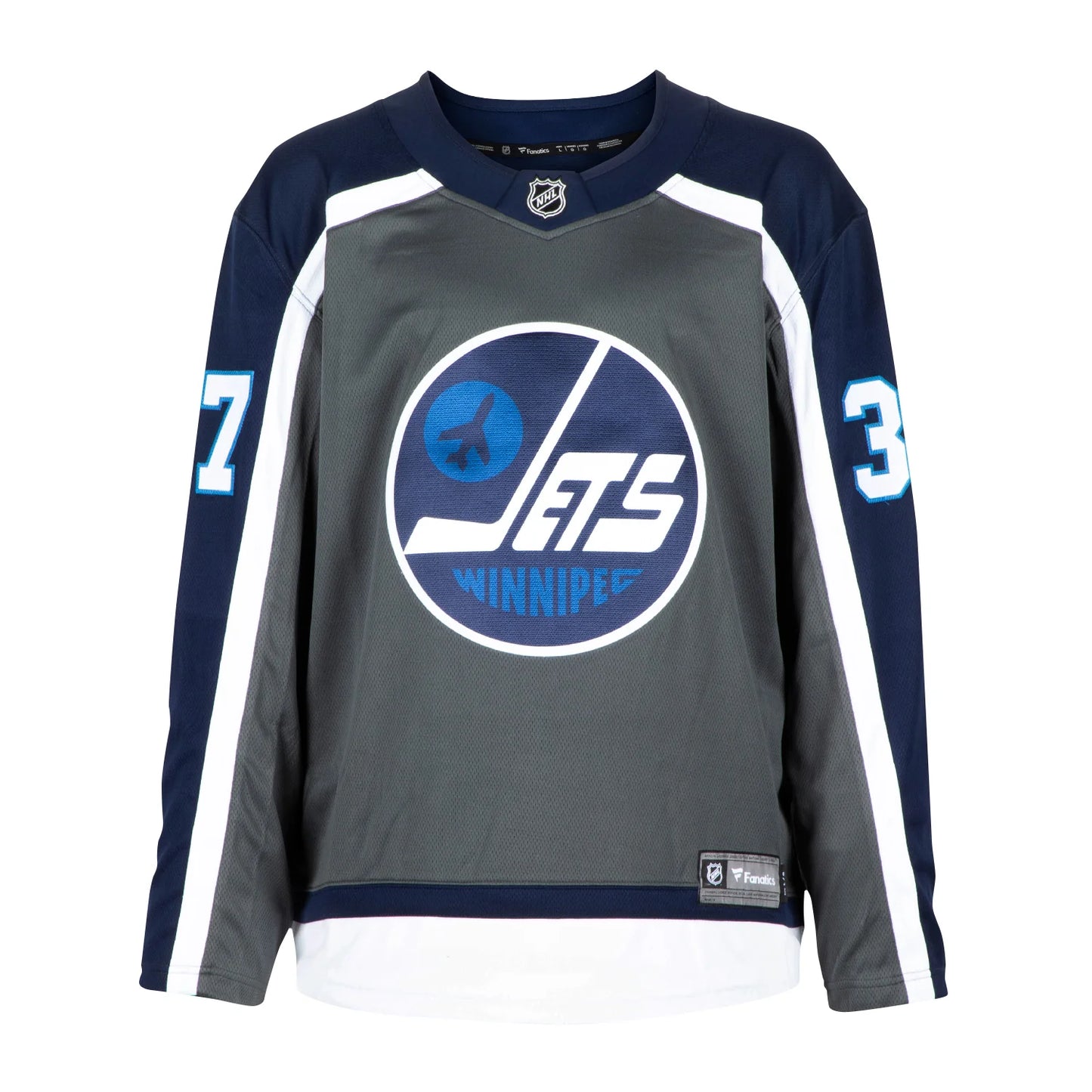 Connor Hellebuyck Signed Winnipeg Jets Reverse Retro Fanatics Jersey