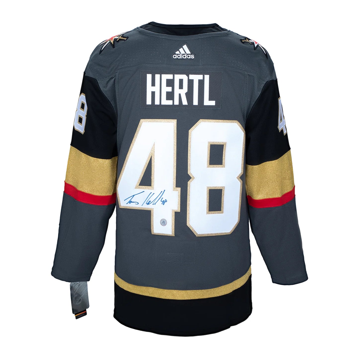 Tomas Hertl Autographed Vegas Golden Knights Grey adidas Jersey