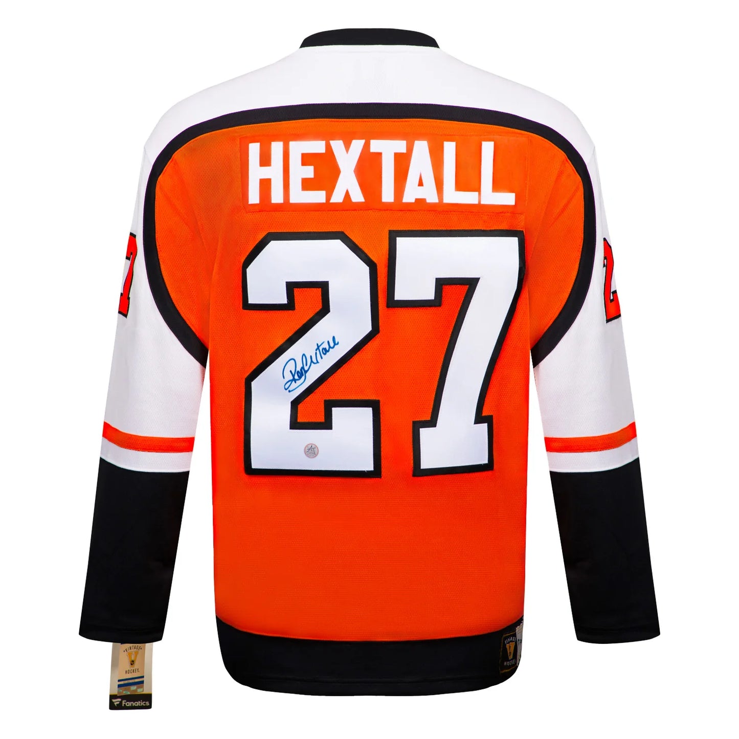 Ron Hextall Autographed Philadelphia Flyers Throwback Fanatics Jersey