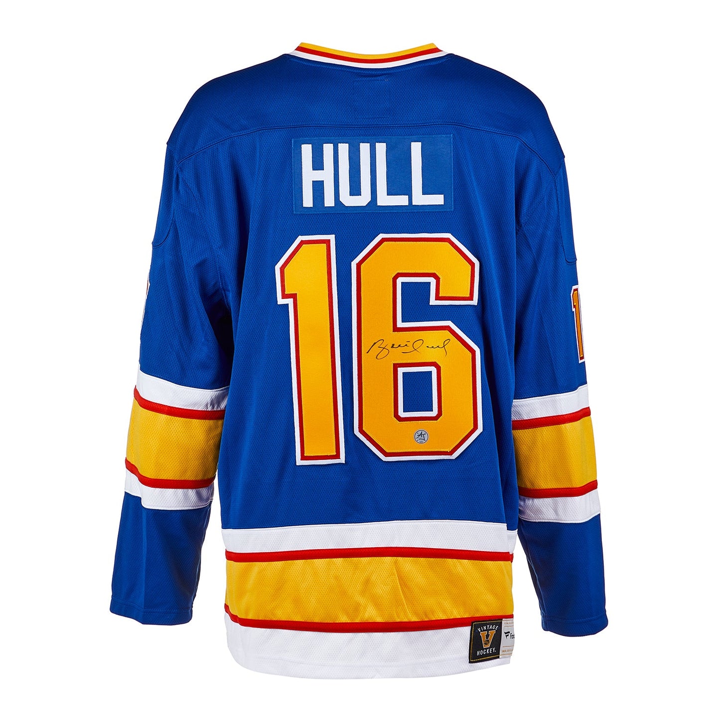 Brett Hull St Louis Blues Autographed Fanatics Retro Jersey