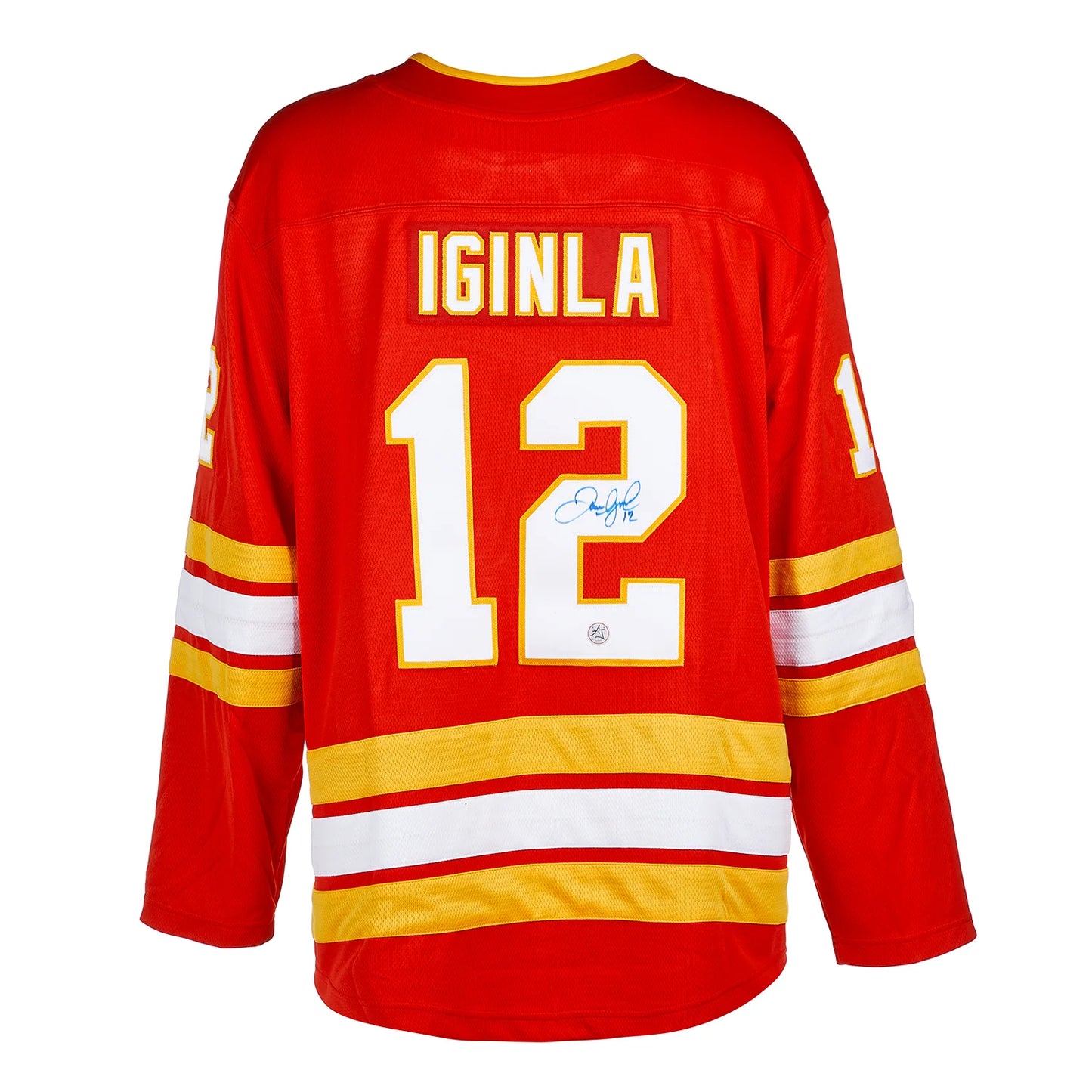 Jarome Iginla Calgary Flames Signed Retro Fanatics Jersey