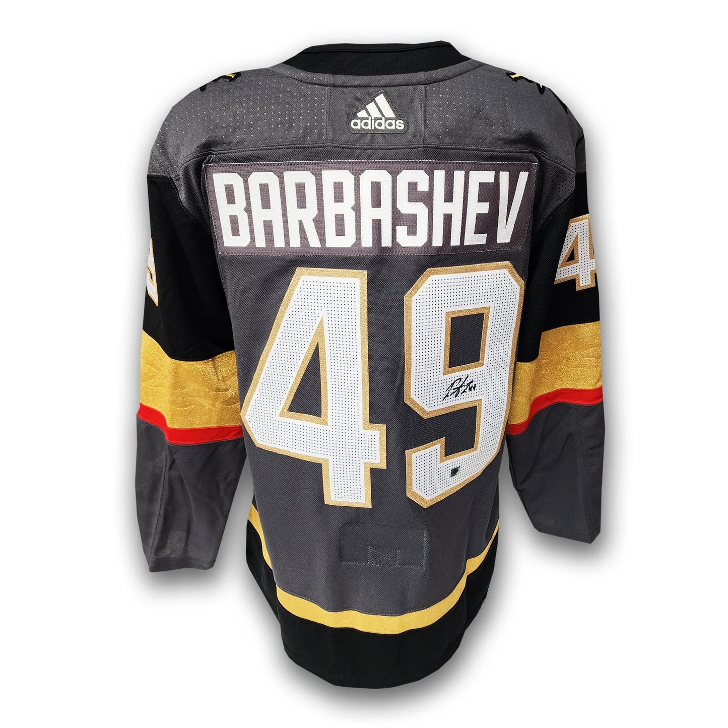 Ivan Barbashev Autographed Vegas Golden Knights Alternate Adidas Jersey