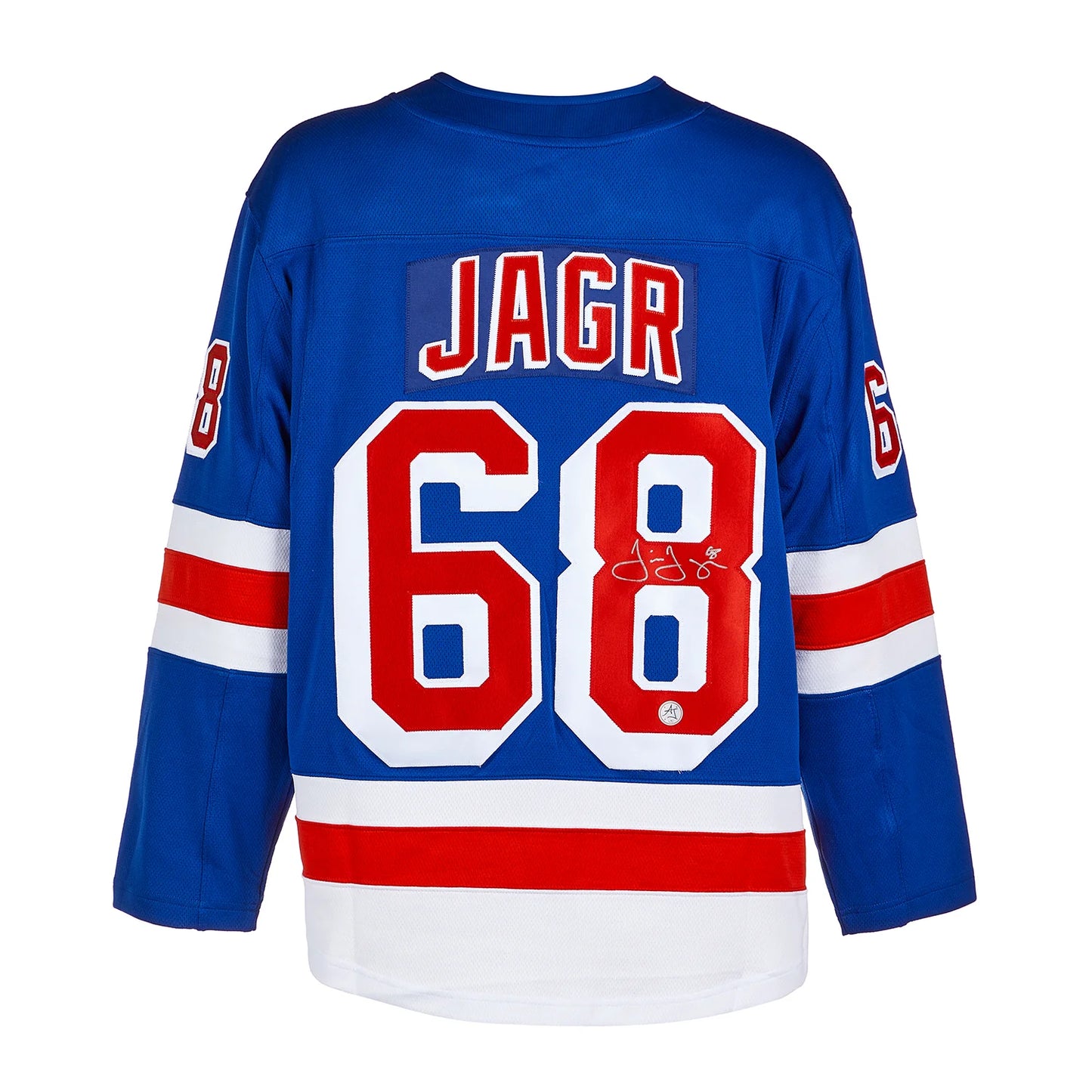 Jaromir Jagr Autographed New York Rangers Fanatics Jersey