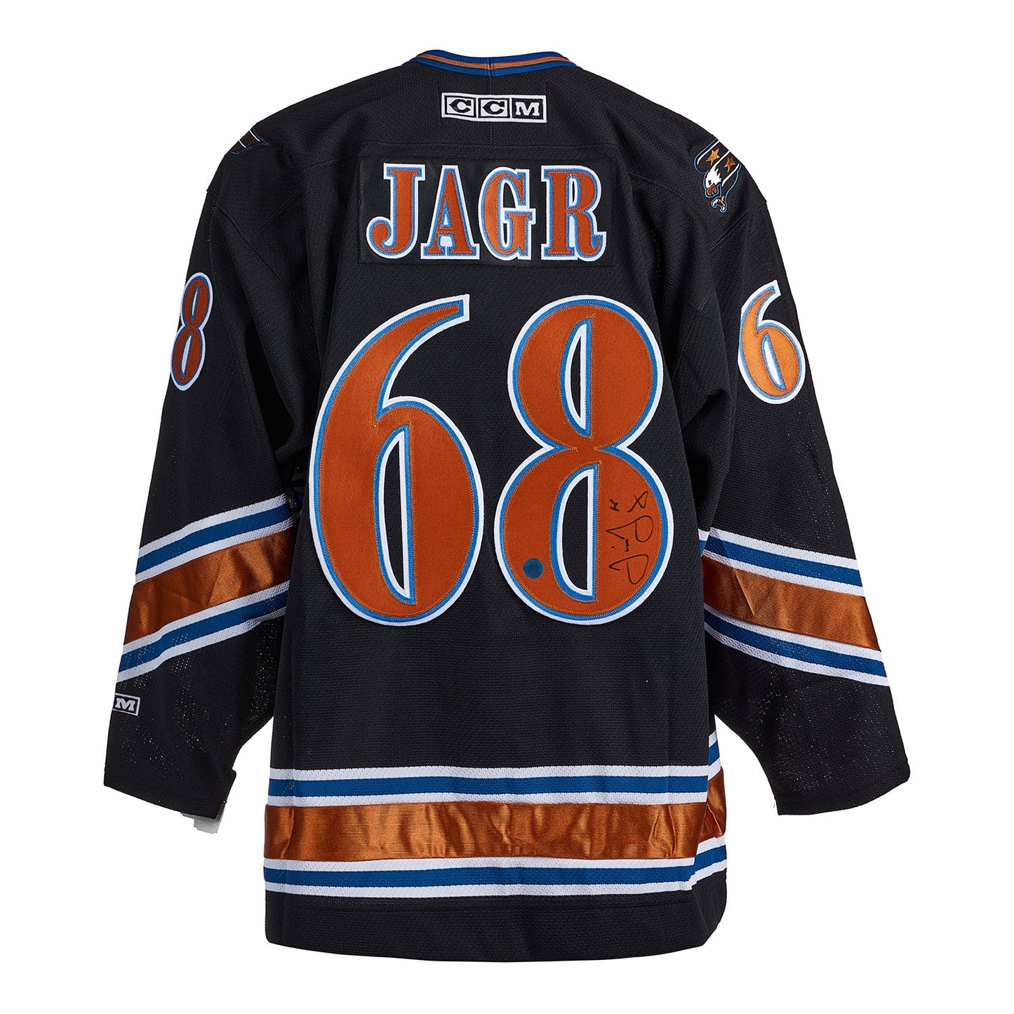 Jaromir Jagr Washington Capitals Autographed Retro CCM Jersey