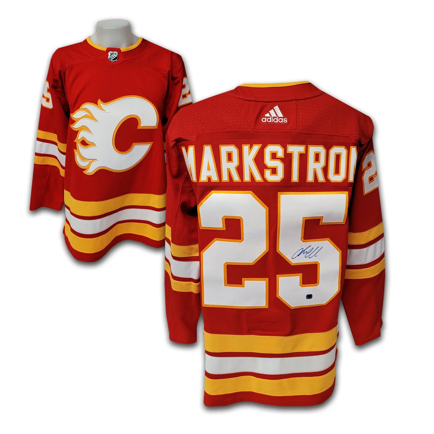 Jacob Markstrom Calgary Flames Red Adidas Jersey