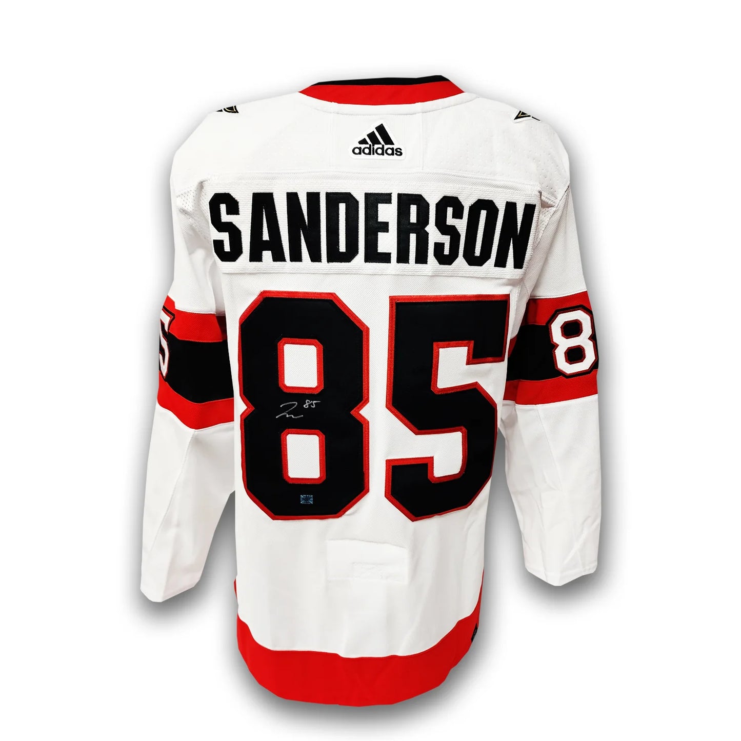 Jake Sanderson Autographed Ottawa Senators Away Adidas Jersey