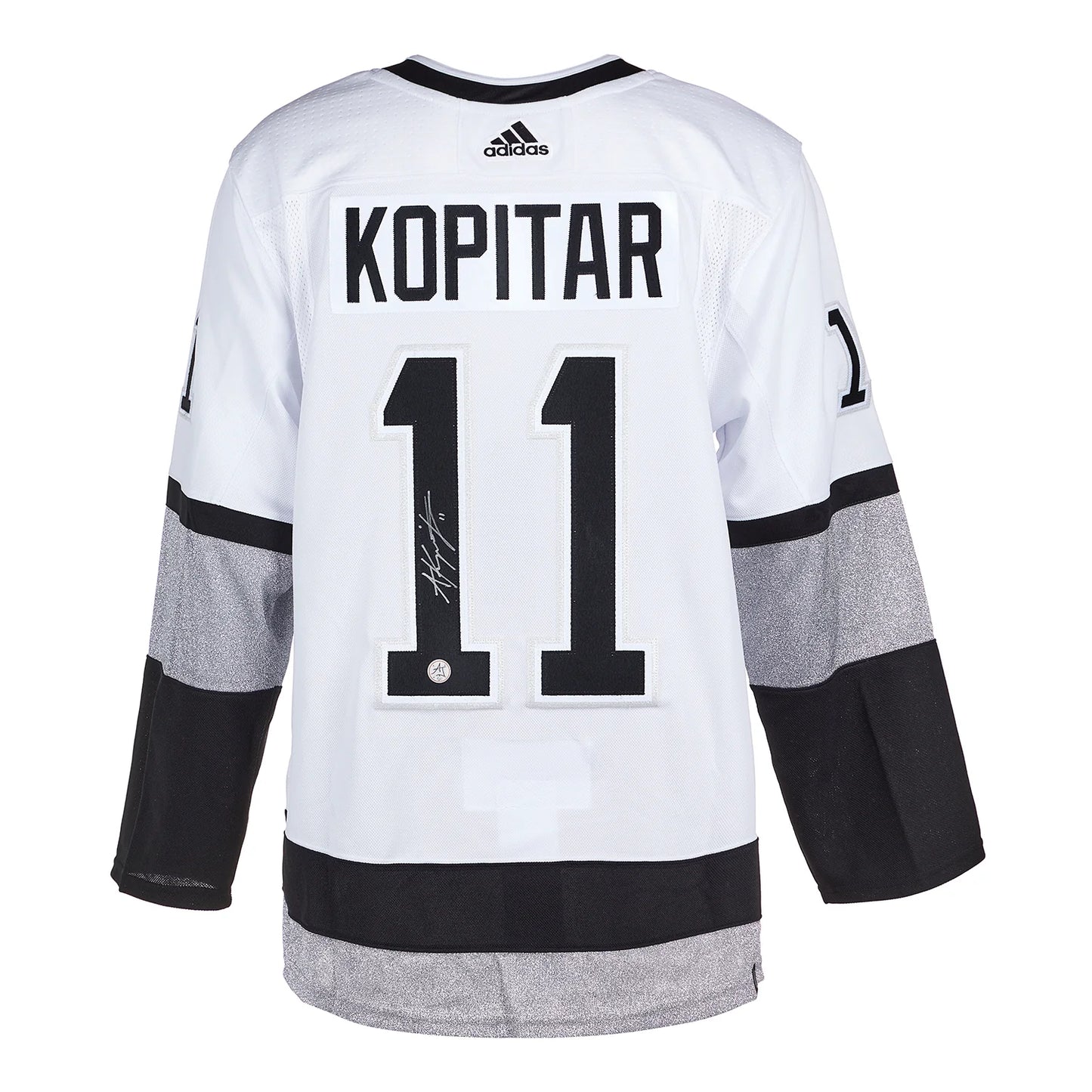 Anze Kopitar Signed Los Angeles Kings Alt Retro adidas Jersey