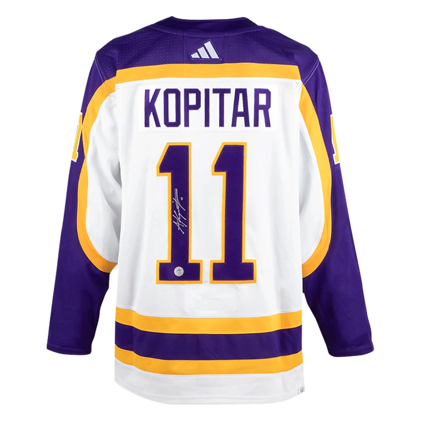 Anze Kopitar Signed Los Angeles Kings Reverse Retro 2.0 adidas Jersey
