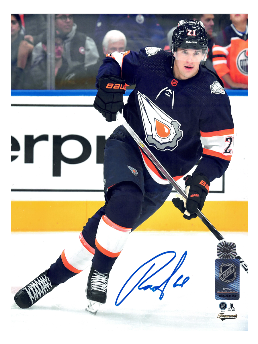 Klim Kostin Edmonton Oilers Autographed Reverse Retro 2.0 8x10 Photo