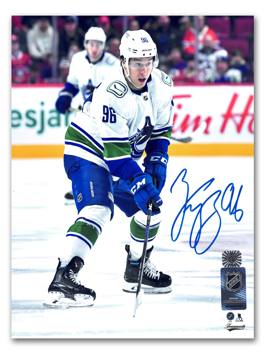 Andrei Kuzmenko Vancouver Canucks Autographed Away 8x10 Photo