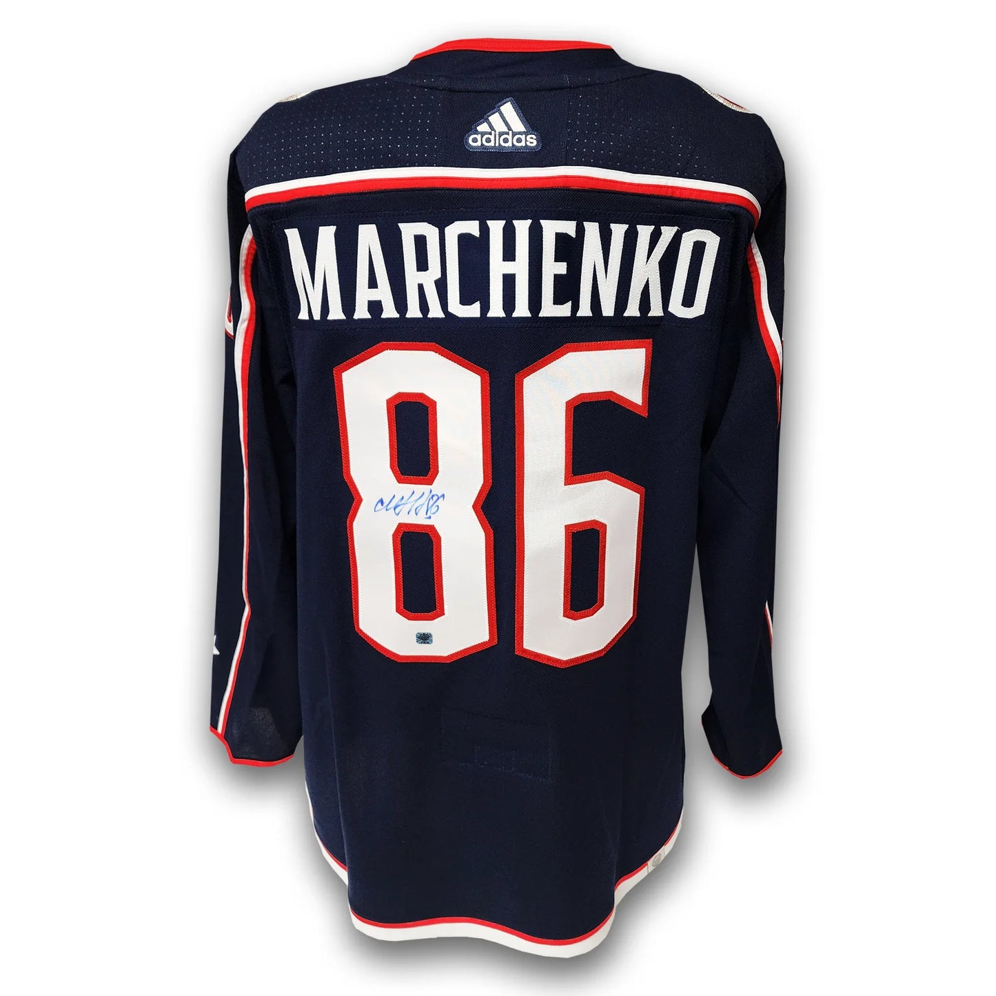 Kirill Marchenko Autographed Columbus Blue Jackets Adidas Jersey