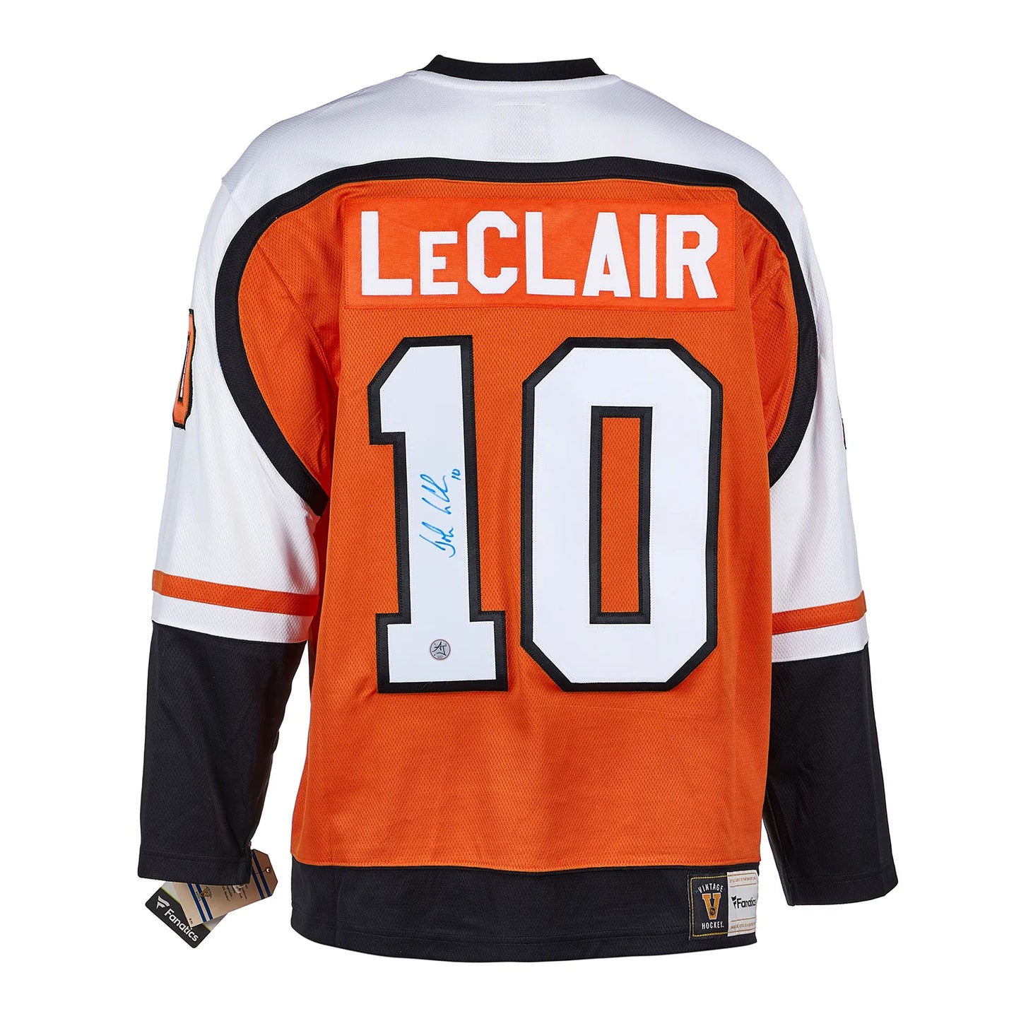 John LeClair Philadelphia Flyers Signed Retro Fanatics Jersey