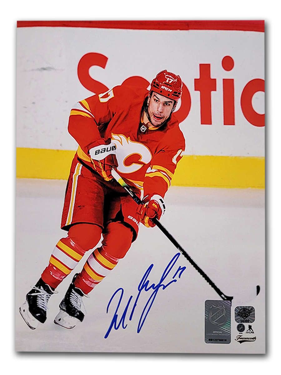 Milan Lucic Calgary Flames Home Autographed 8x10 Photo