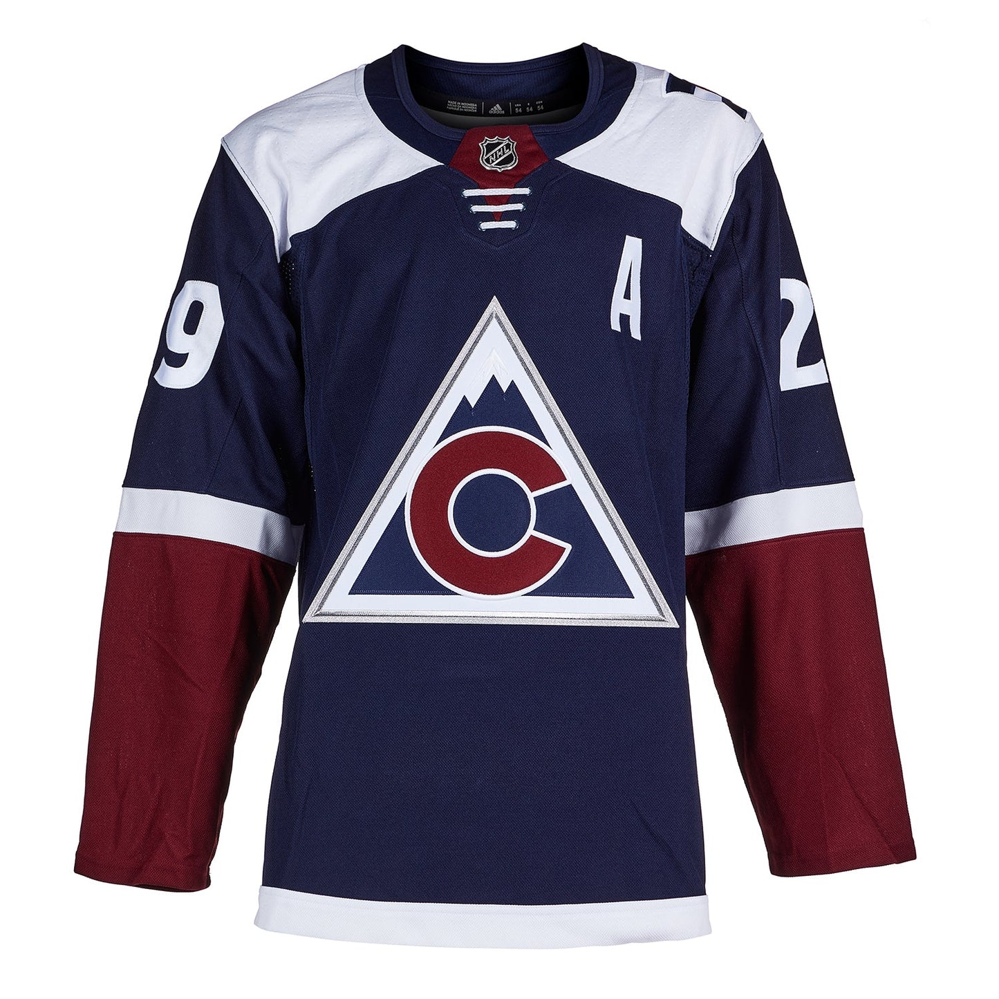 Nathan MacKinnon Colorado Avalanche Signed Alt adidas Jersey