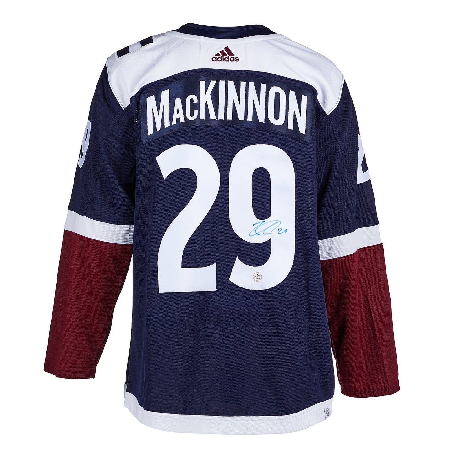 Nathan MacKinnon Colorado Avalanche Signed Alt adidas Jersey