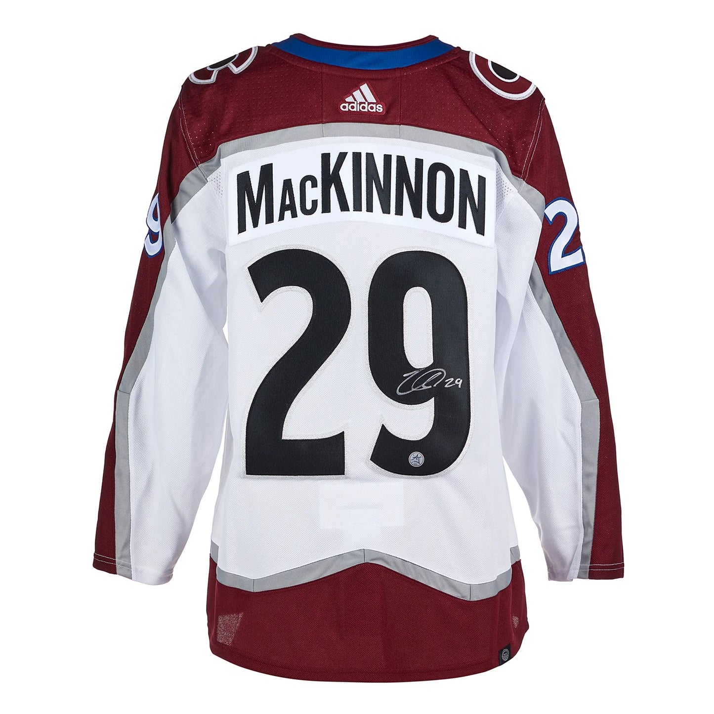 Nathan Mackinnon Signed Colorado Avalanche White adidas Jersey