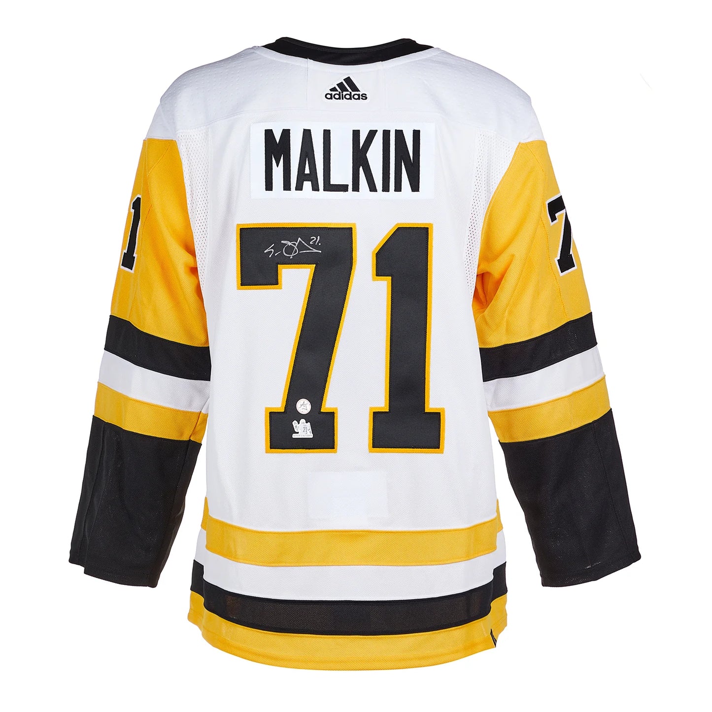 Evgeni Malkin Signed Pittsburgh Penguins White adidas Jersey
