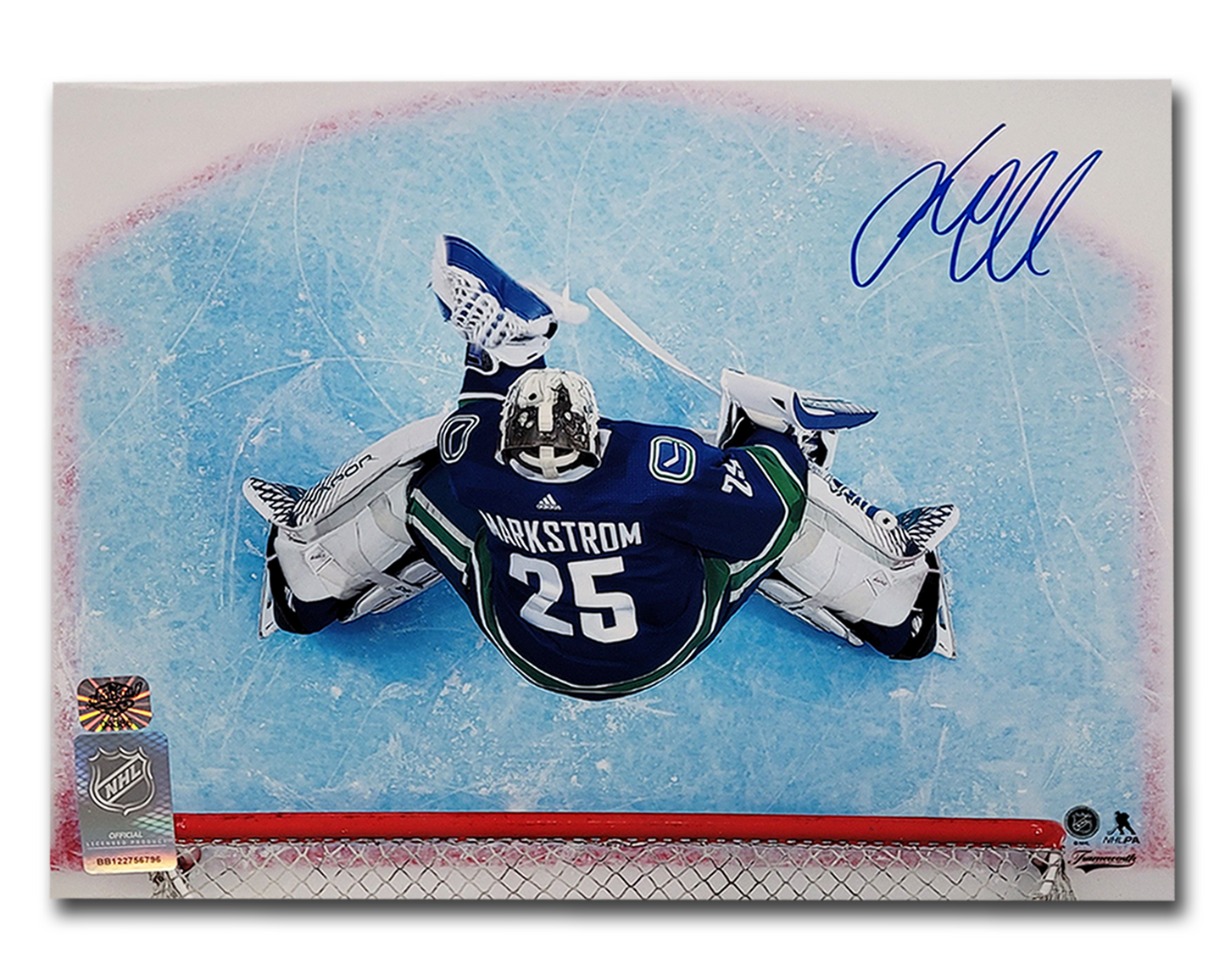 Jacob Markstrom Vancouver Canucks Home Autographed 8x10 Photo