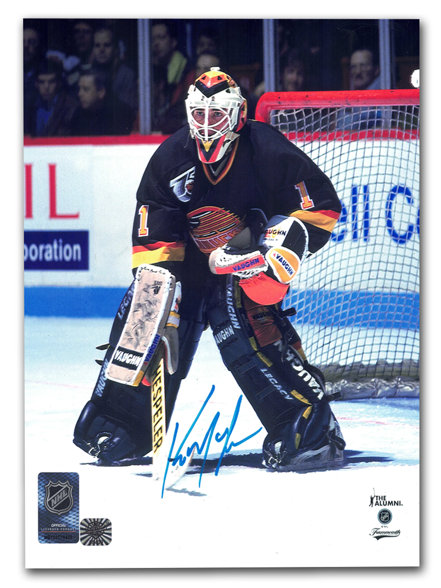 Kirk Mclean Vancouver Canucks Autographed Home 8x10 Photo